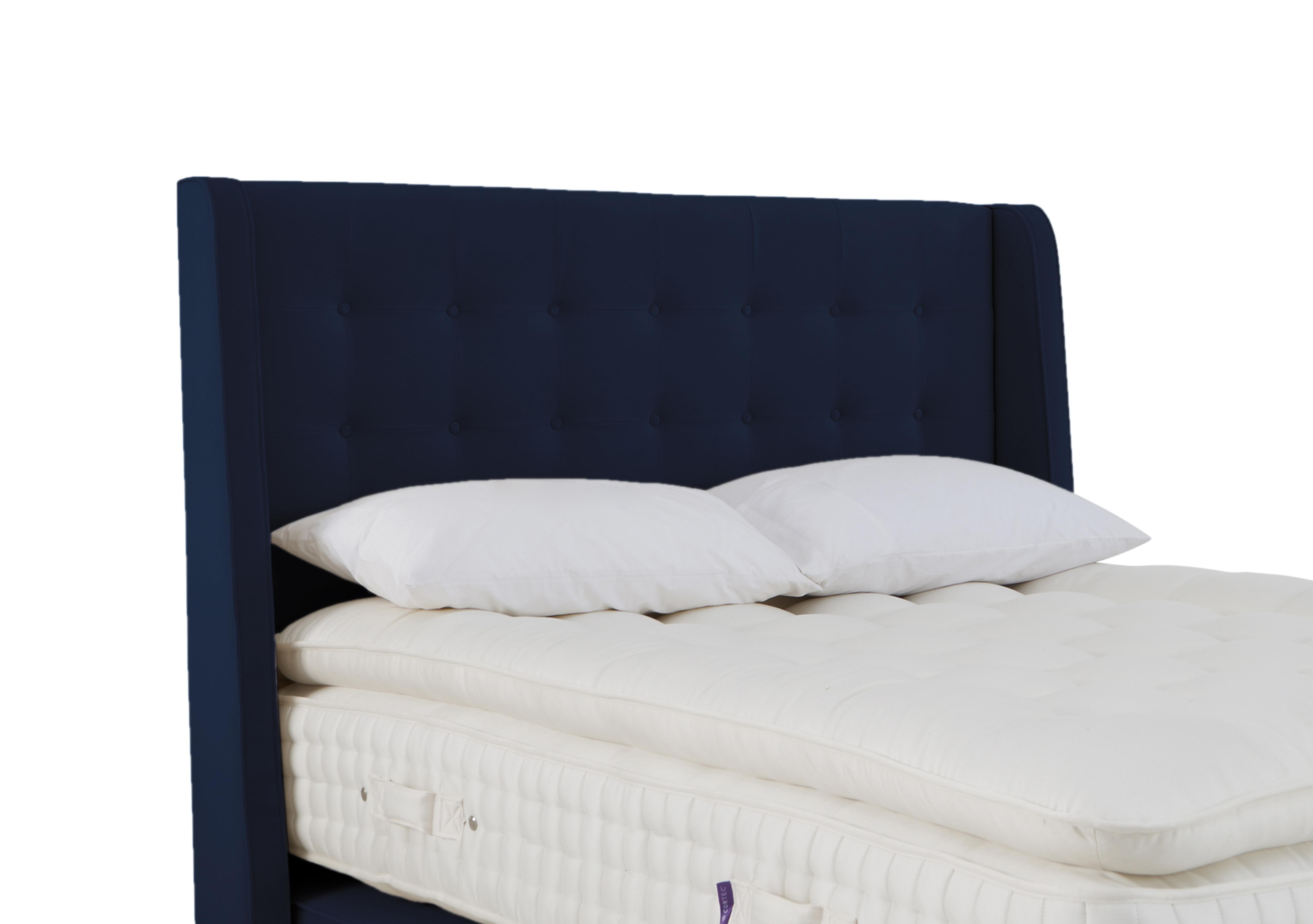 Stately Cypress Headboard in Seven Navy on Furniture Village