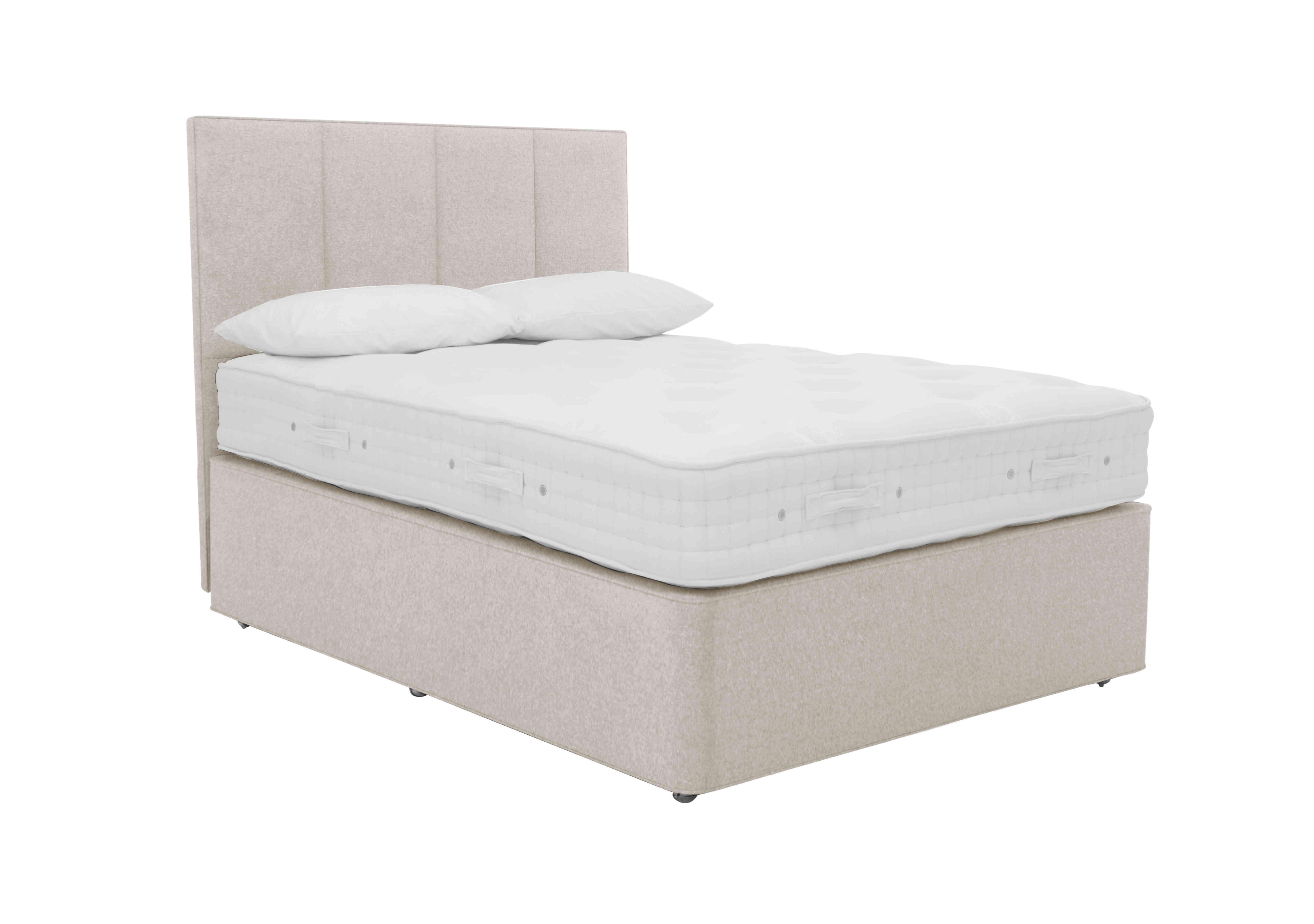 Bespoke Opulent Divan Set in Imperio 903 Stone on Furniture Village