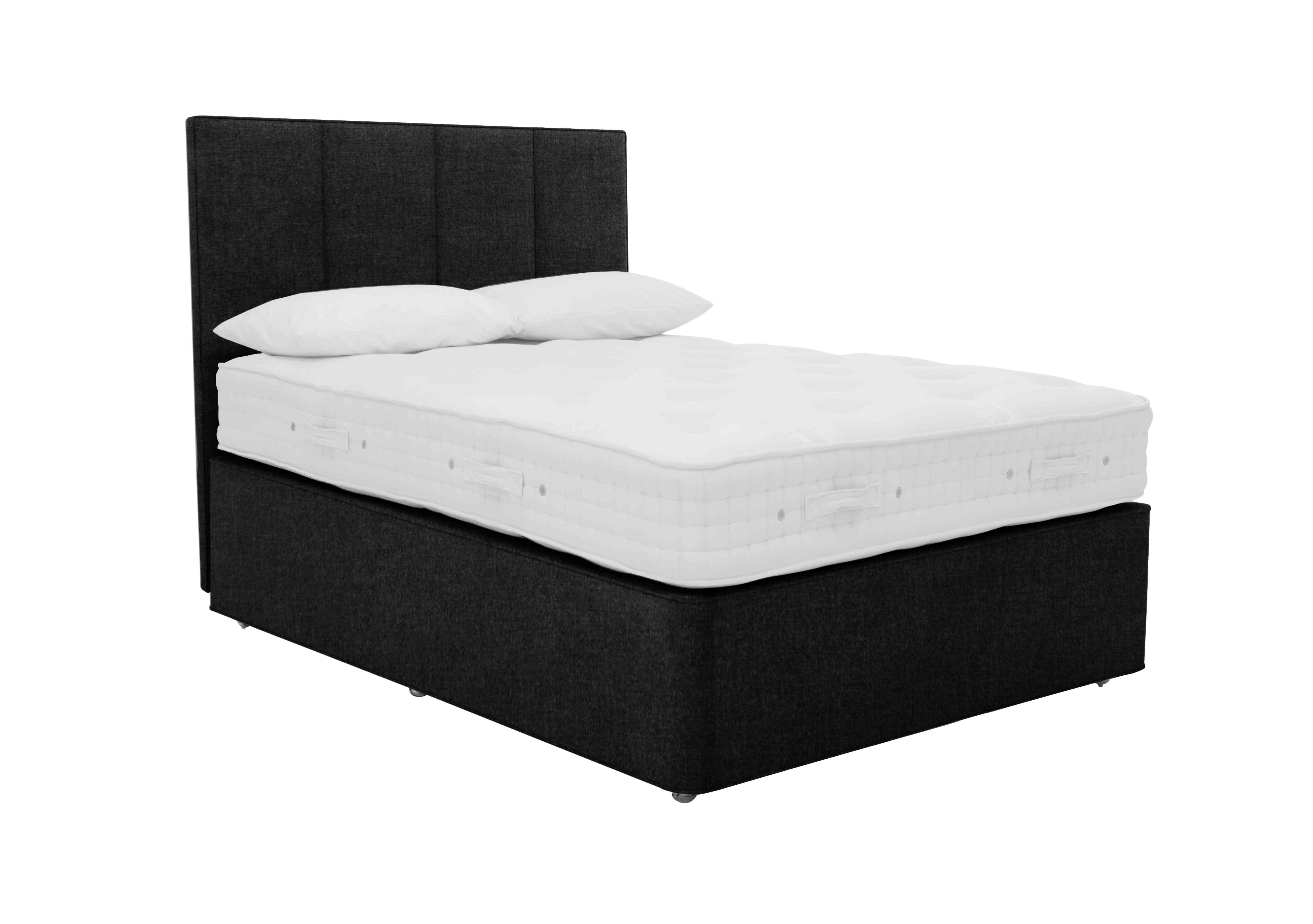 Bespoke Opulent Divan Set in Linoso 801 Slate on Furniture Village