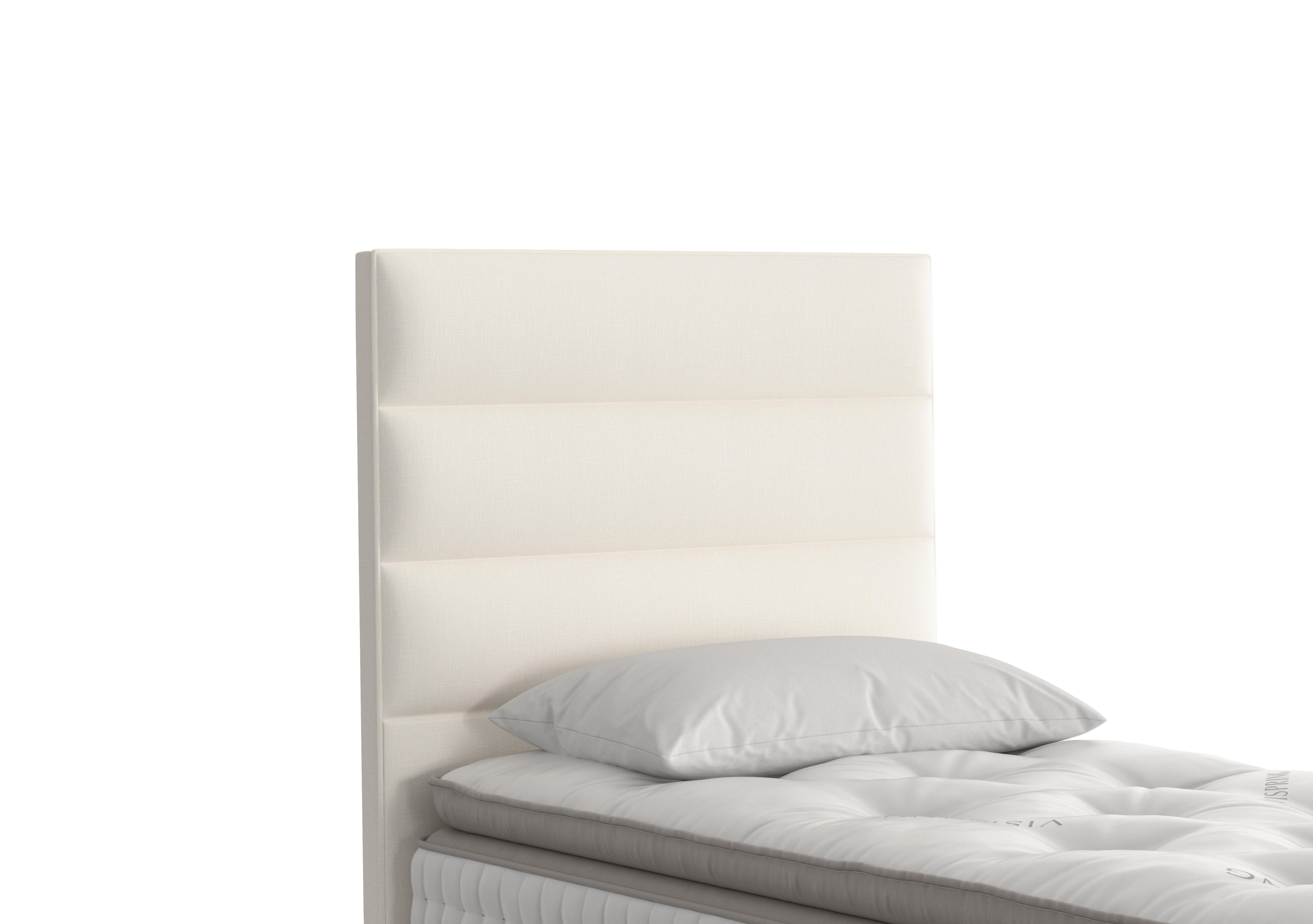 Farleigh Floor Standing Headboard in 2084 Gem Cream on Furniture Village