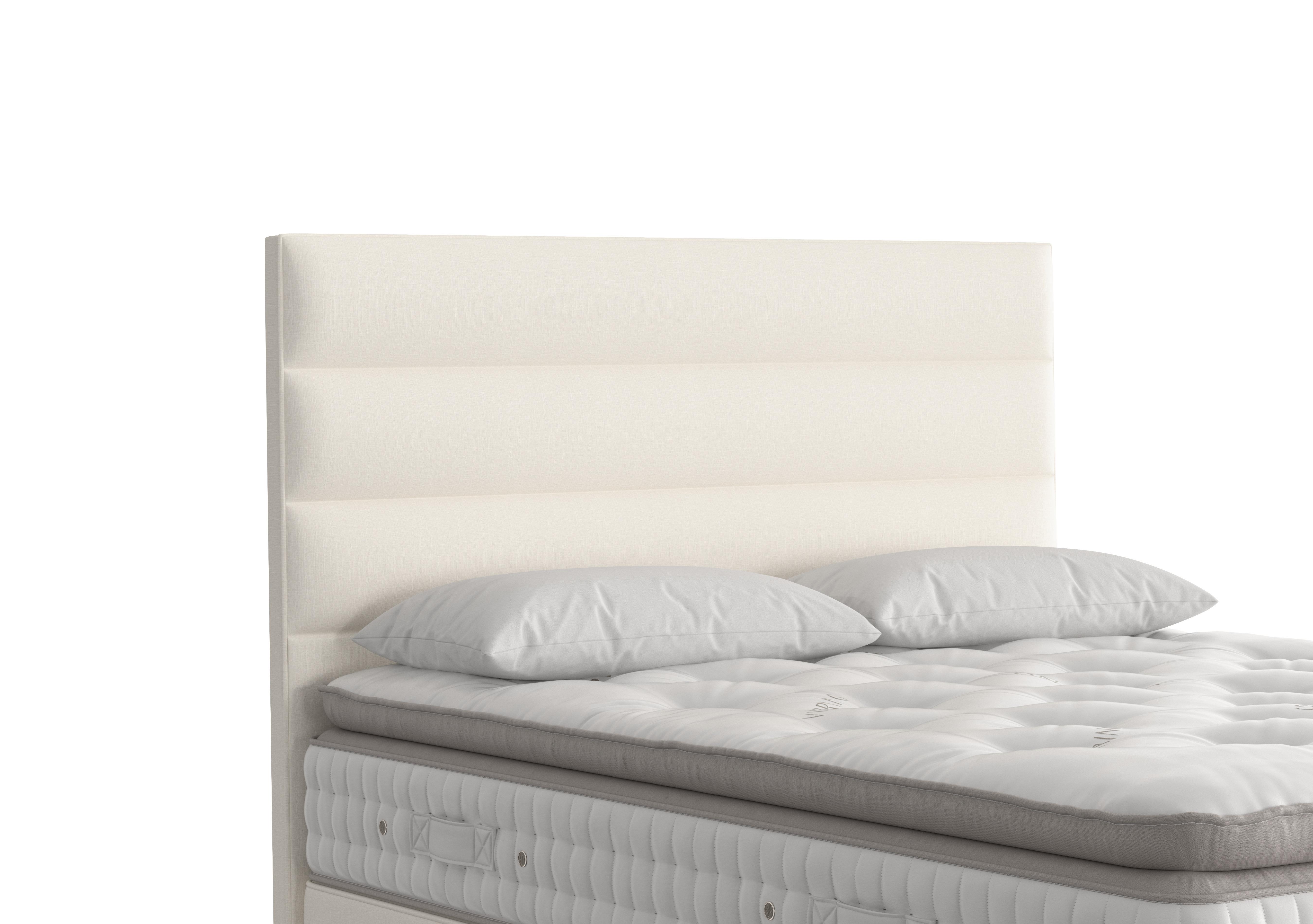 Farleigh Floor Standing Headboard in 2084 Gem Cream on Furniture Village