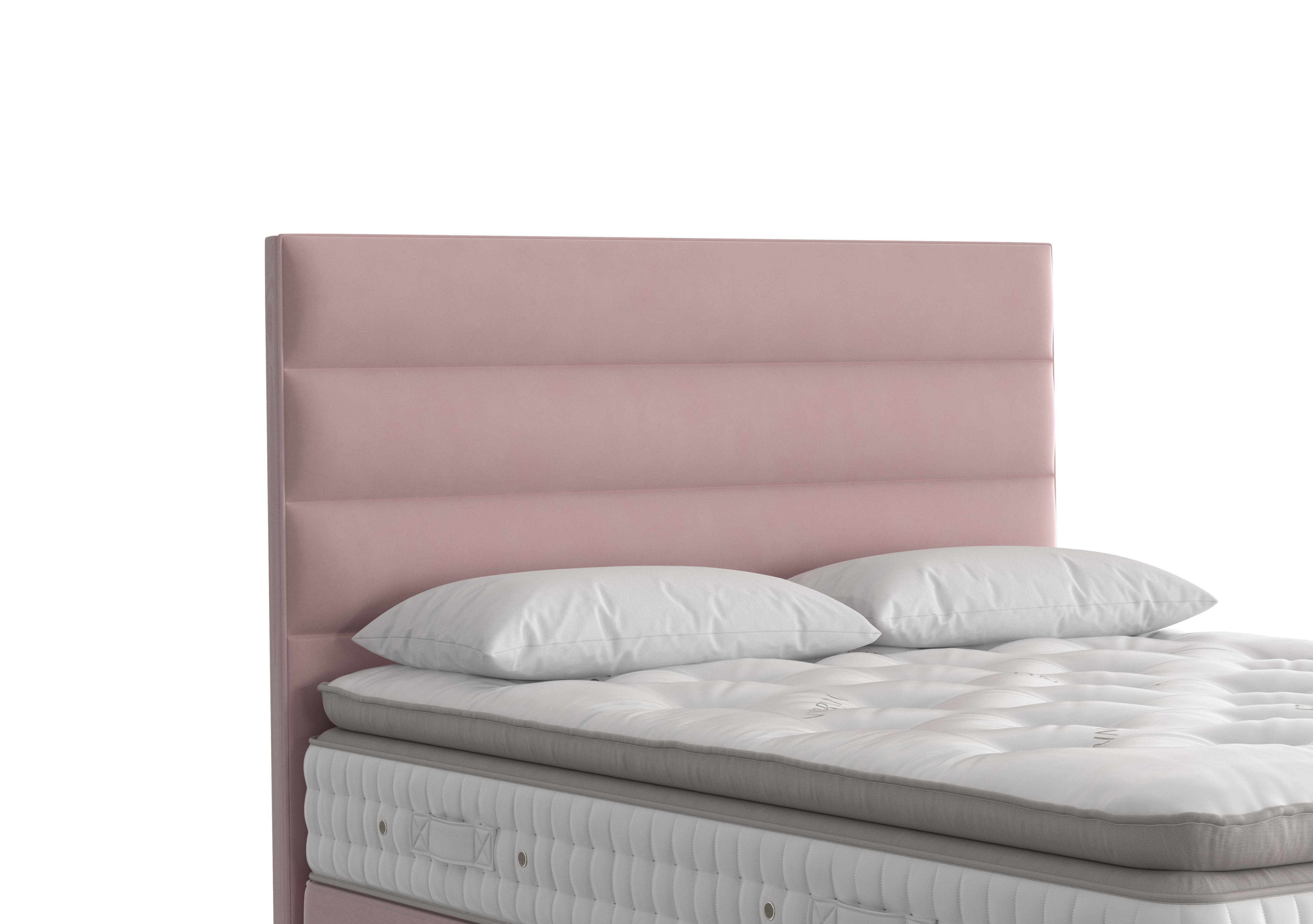 Farleigh Floor Standing Headboard in 2109 Plush Heather on Furniture Village