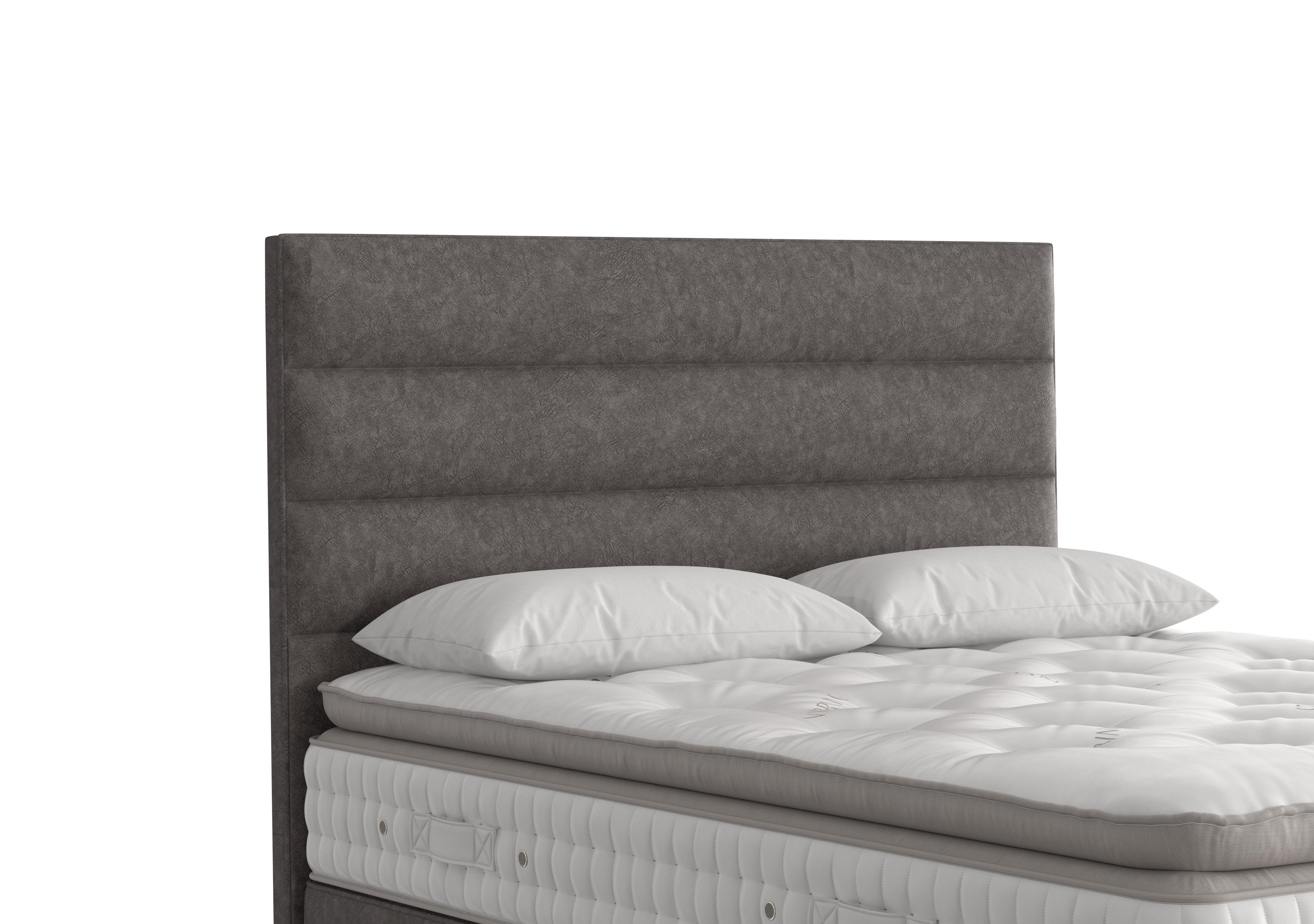 Farleigh Floor Standing Headboard in 2304 Marble Mink on Furniture Village