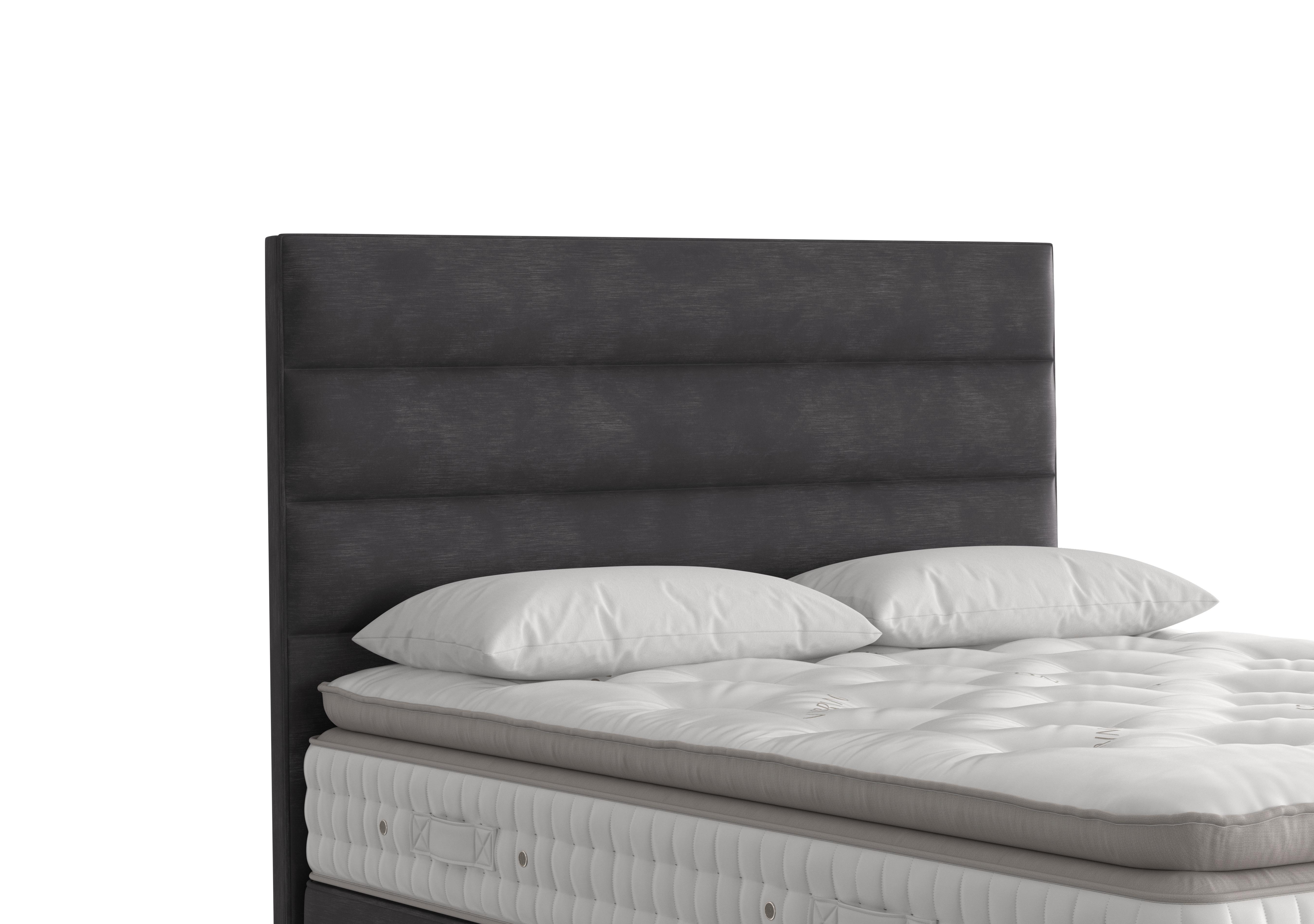 Farleigh Floor Standing Headboard in 4066 Lovely Coal on Furniture Village