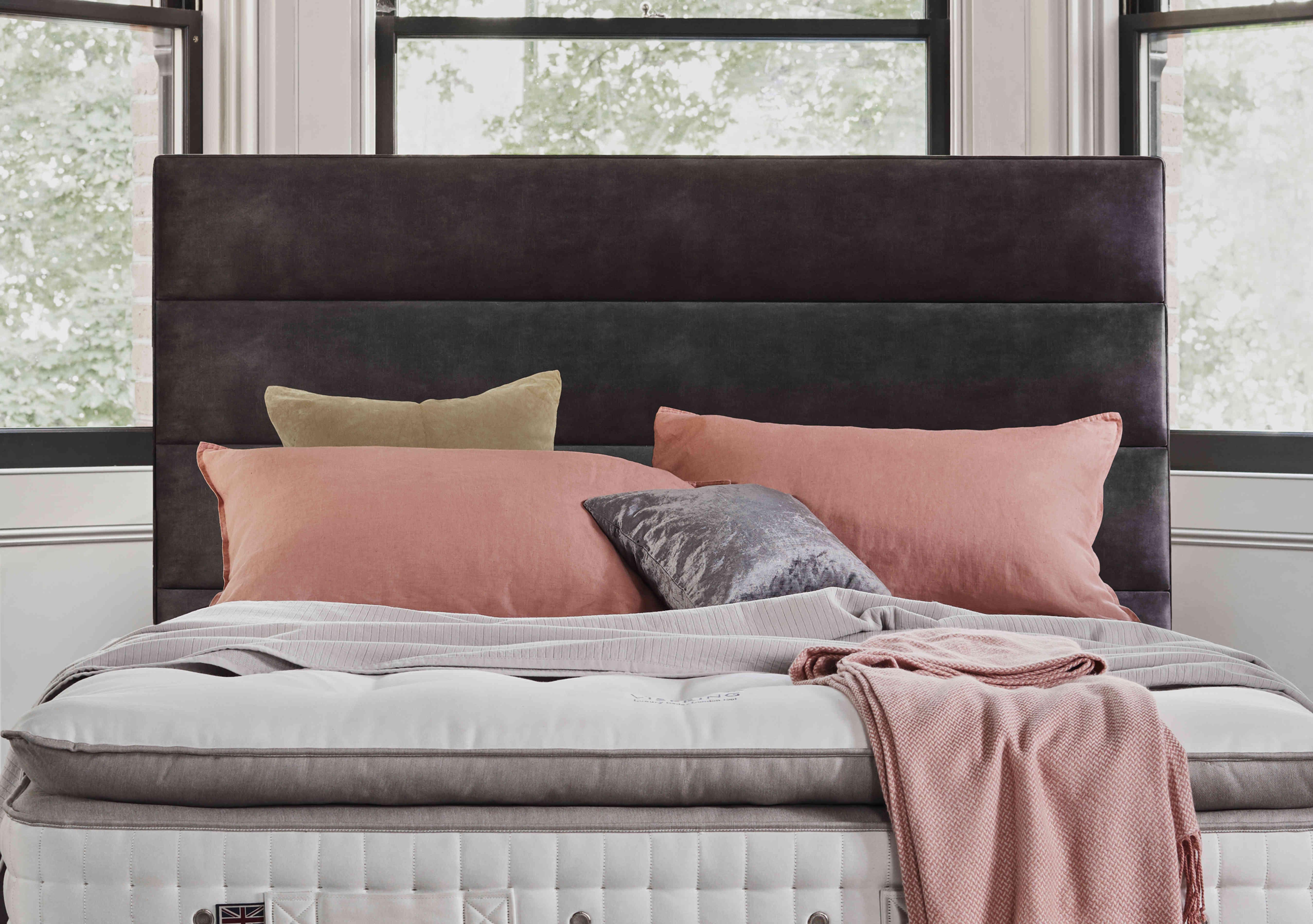 Farleigh Floor Standing Headboard in  on Furniture Village