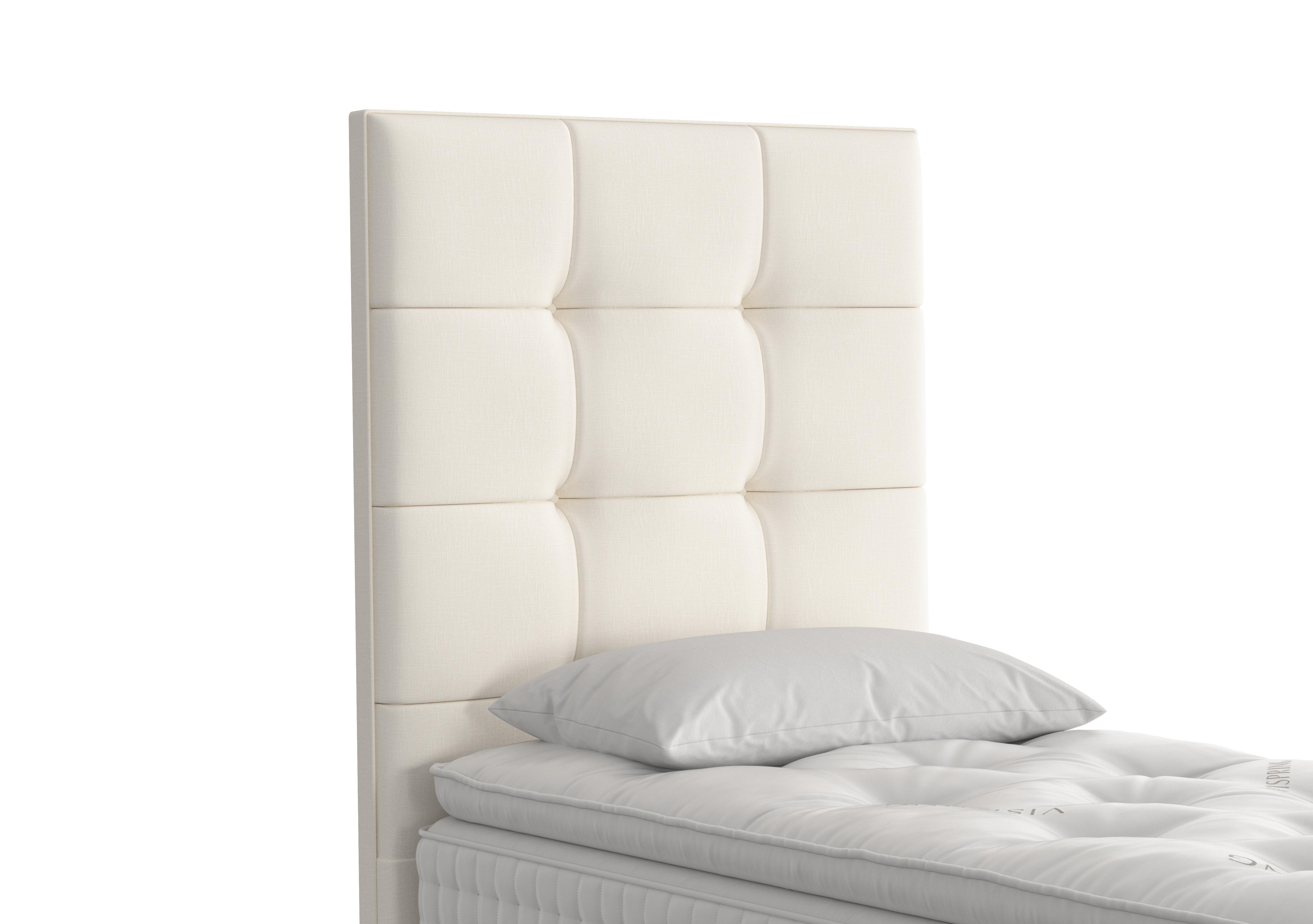 Langdon Floor Standing Headboard in 2084 Gem Cream on Furniture Village