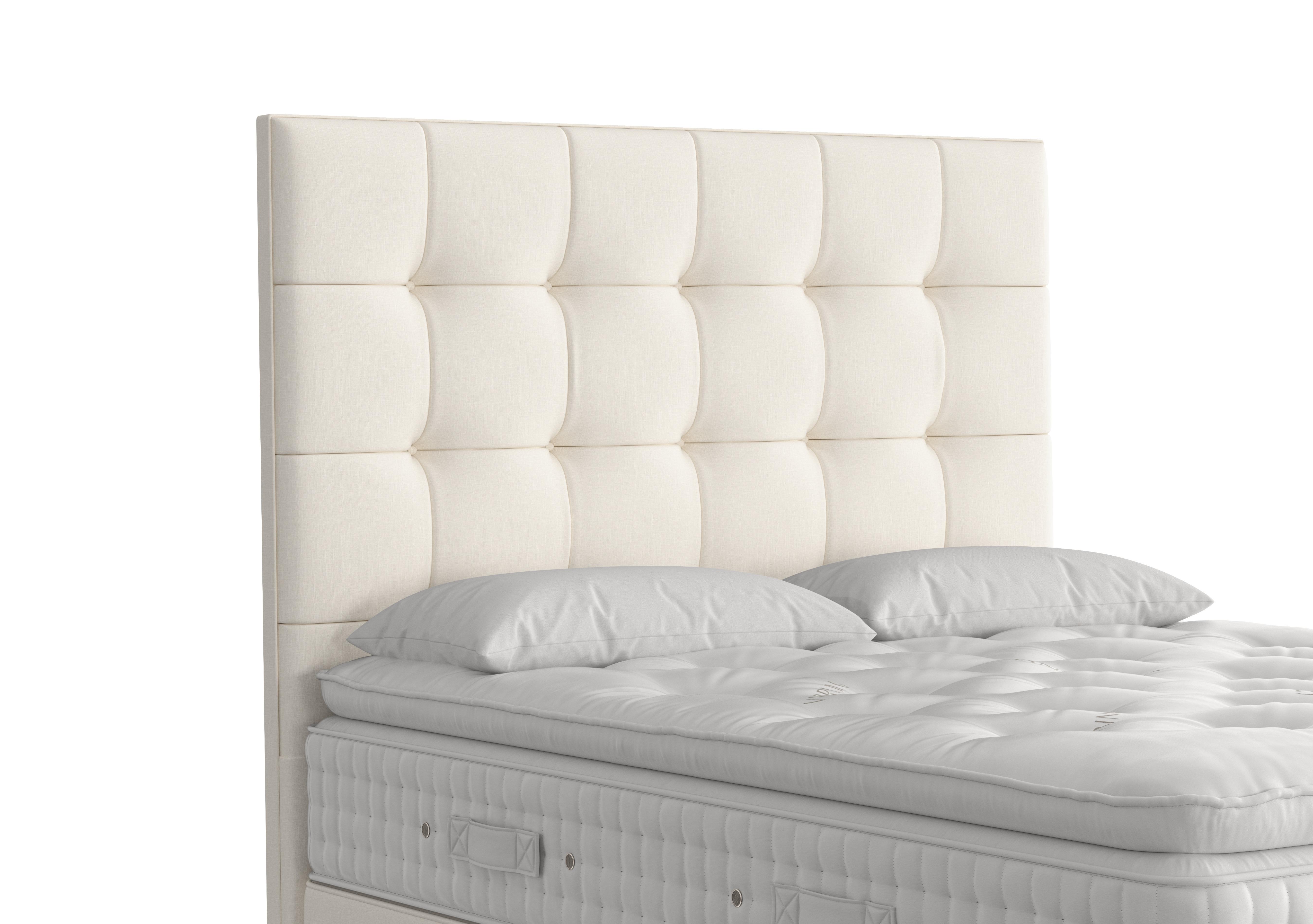 Langdon Floor Standing Headboard in 2084 Gem Cream on Furniture Village