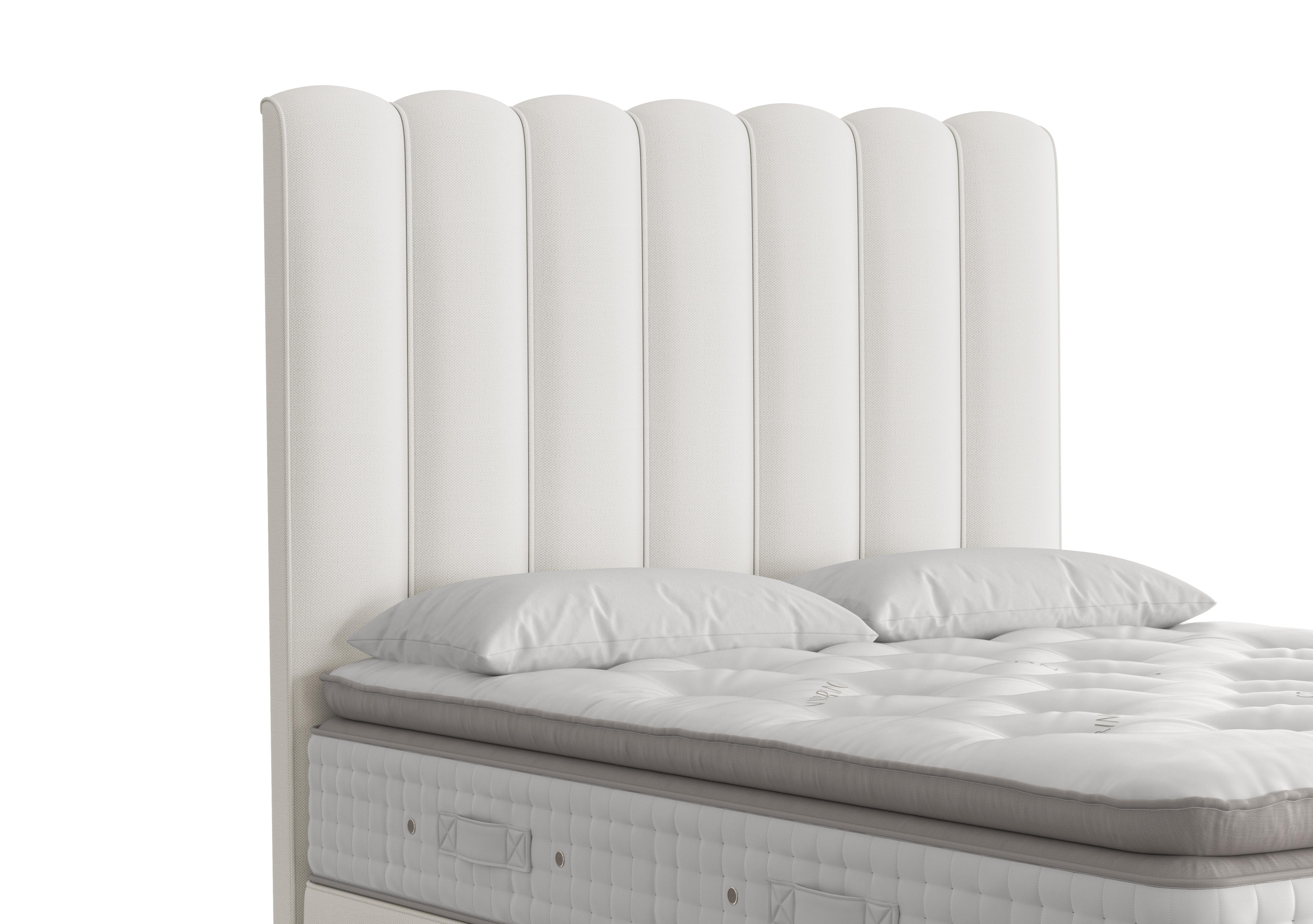 Highclere Floor Standing Headboard in 1011 Chess Cream on Furniture Village