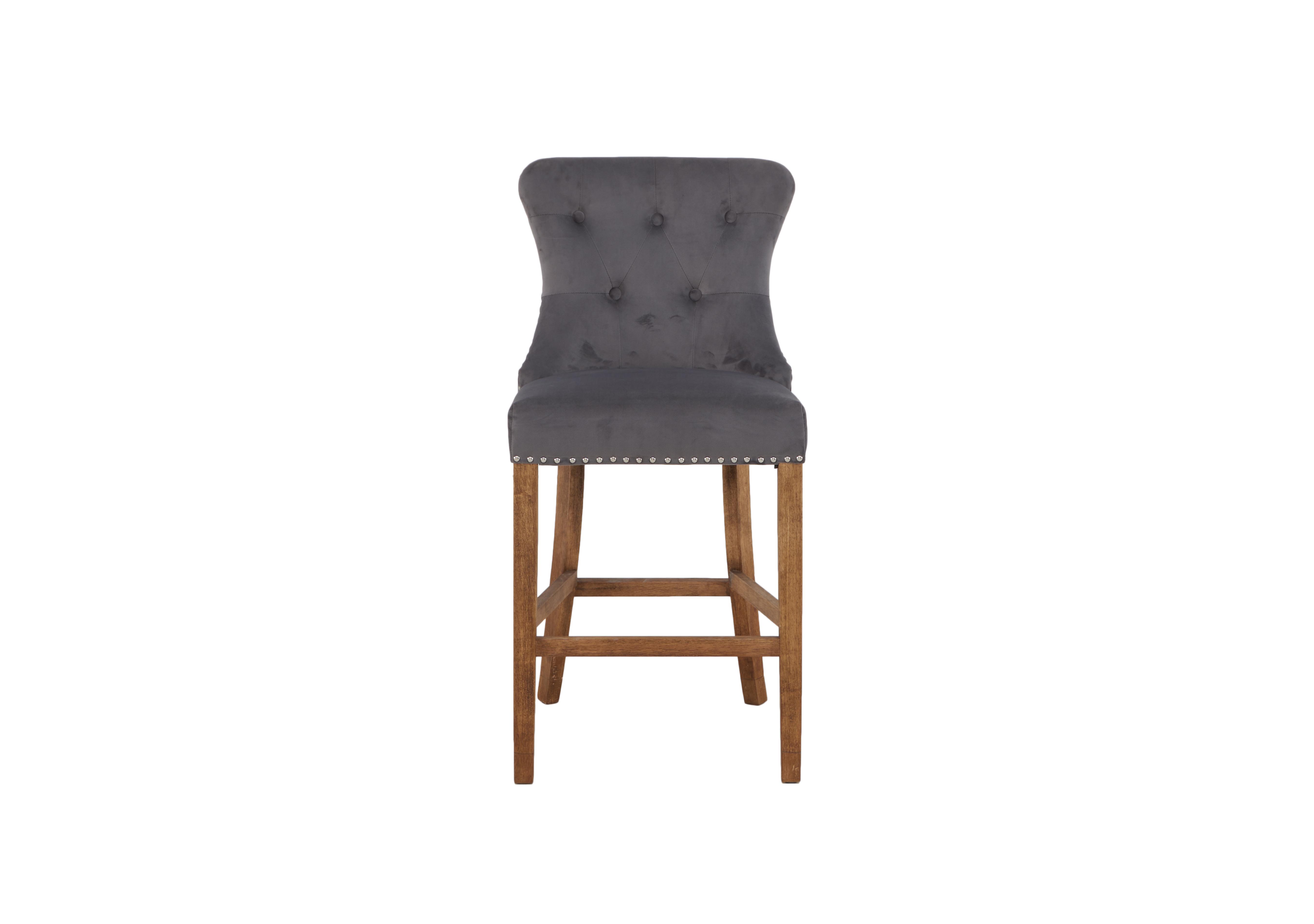 Chennai Bar Stool in Grey Chairs on Furniture Village