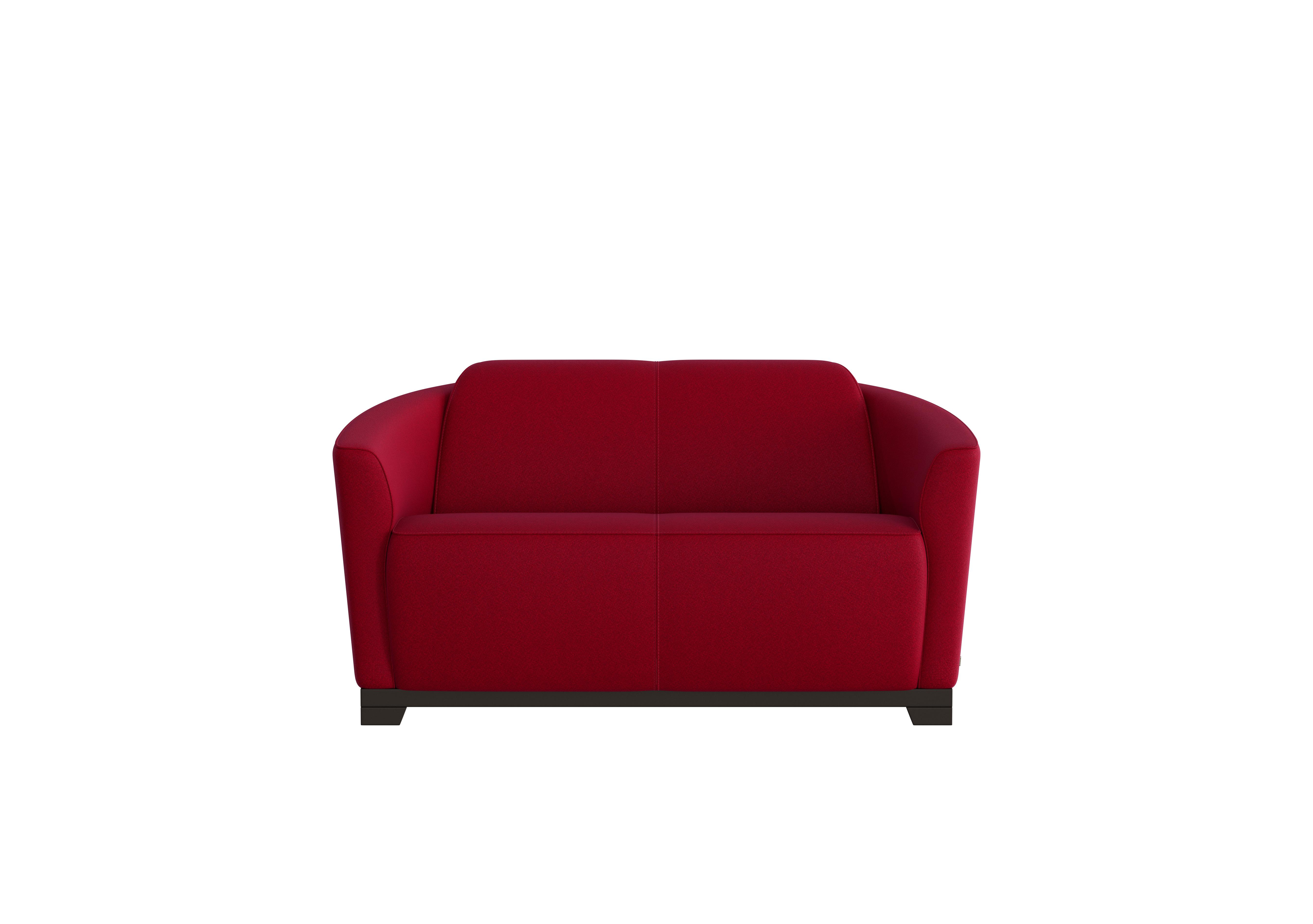 Ketty 2 Seater Fabric Sofa in Coupe Rosso 305 on Furniture Village