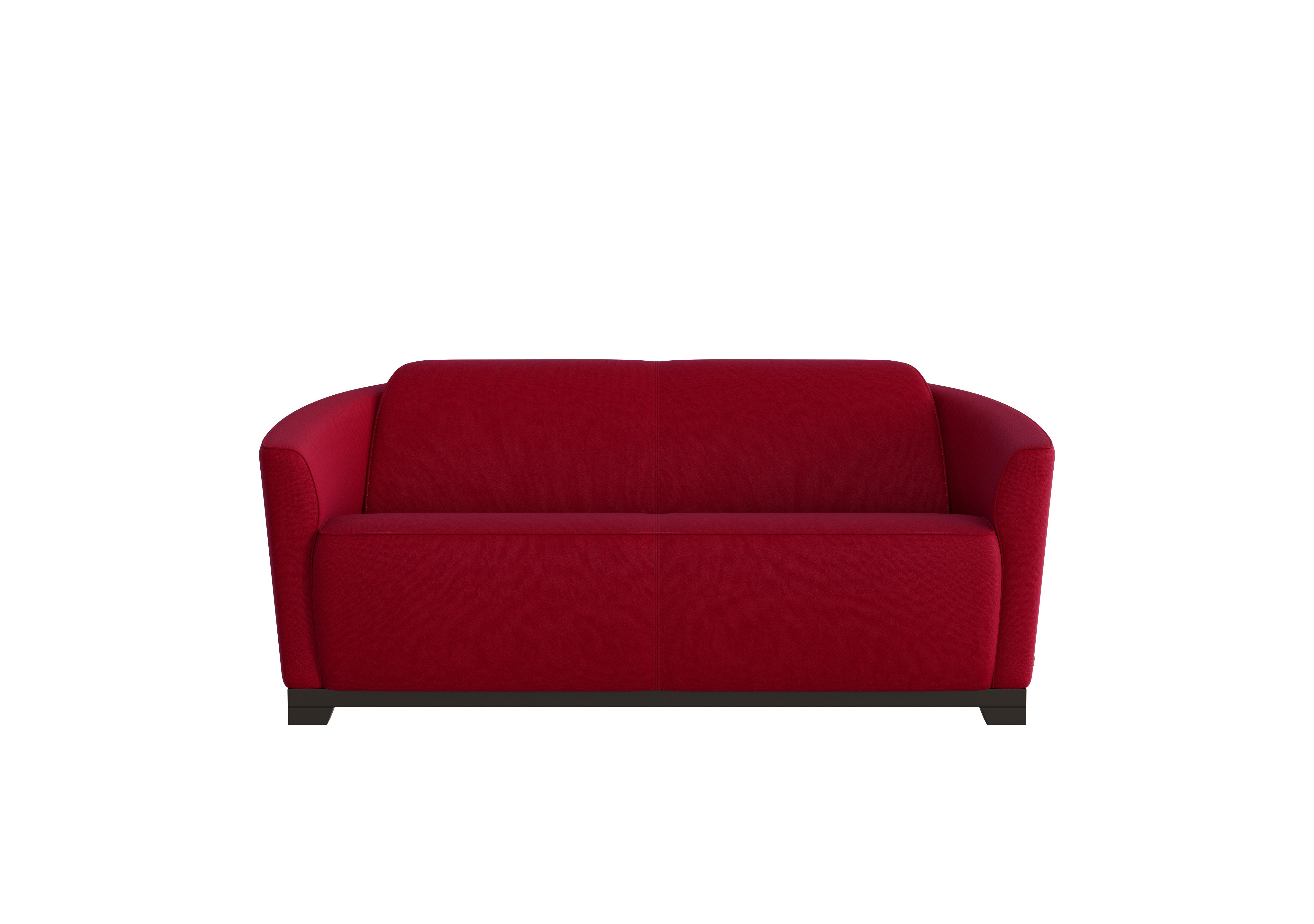 Ketty 2.5 Seater Fabric Sofa in Coupe Rosso 305 on Furniture Village