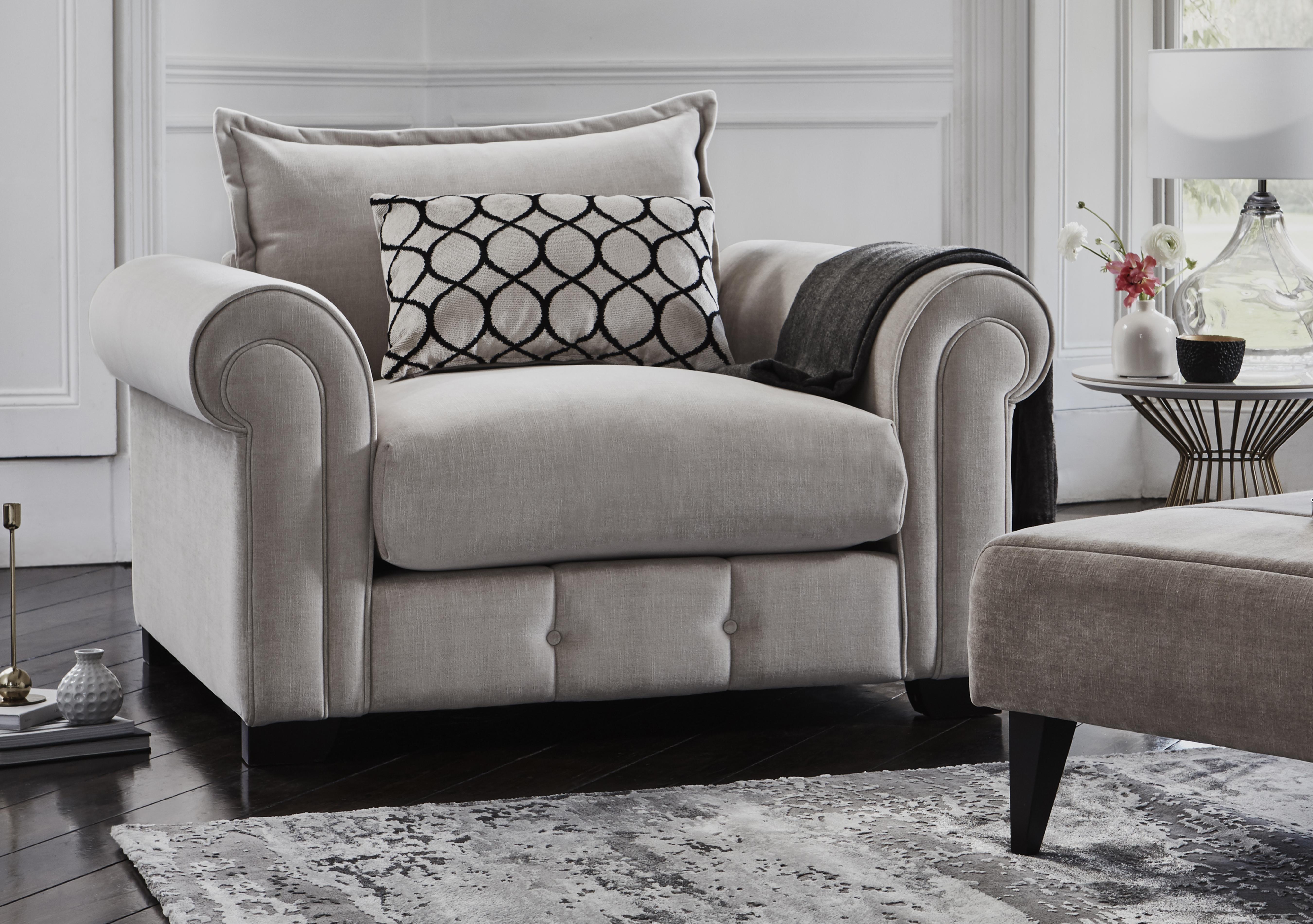 Sumptuous Fabric Armchair in  on Furniture Village