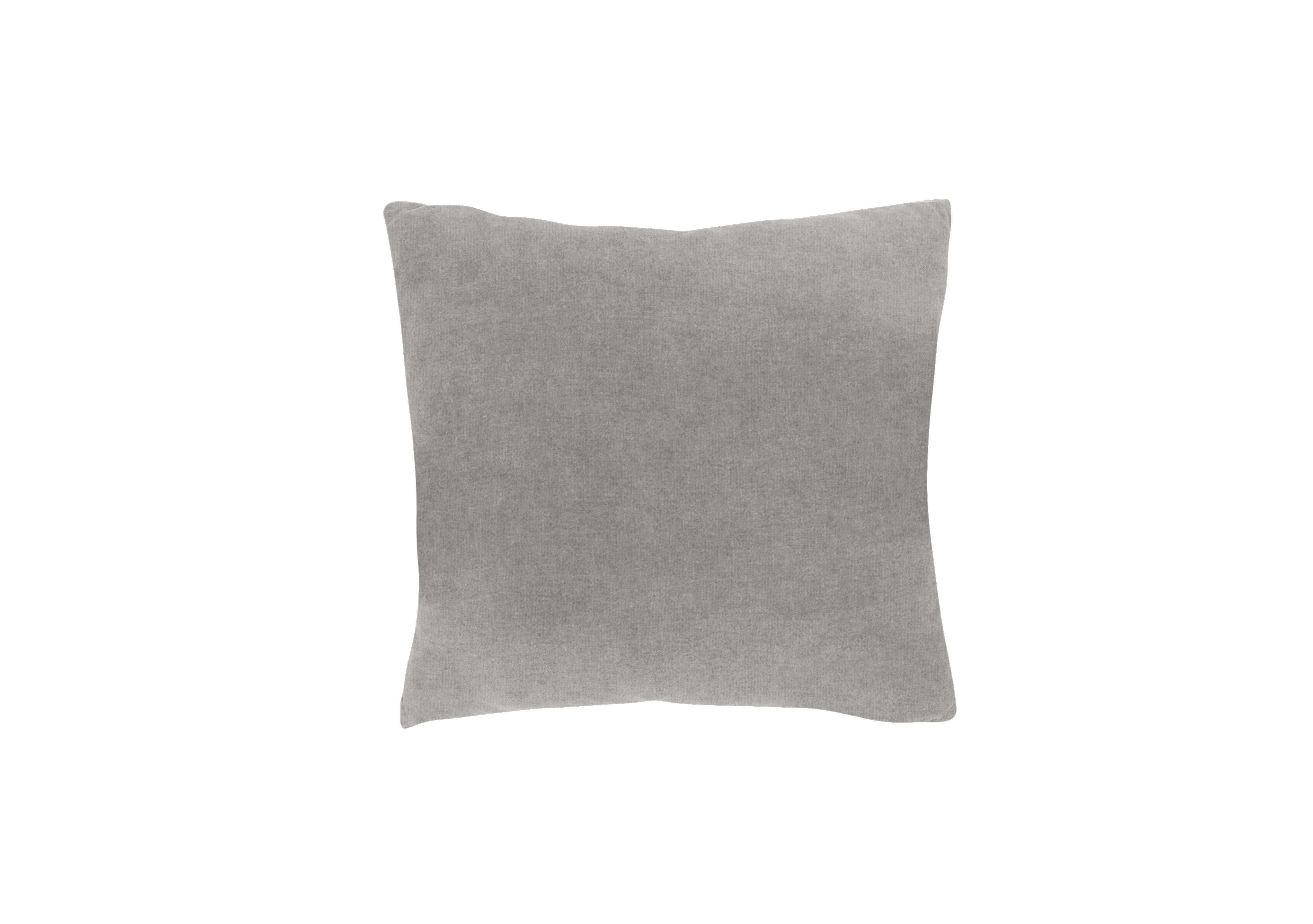 Sumptuous Fabric Scatter Cushion in Suave Dove on Furniture Village