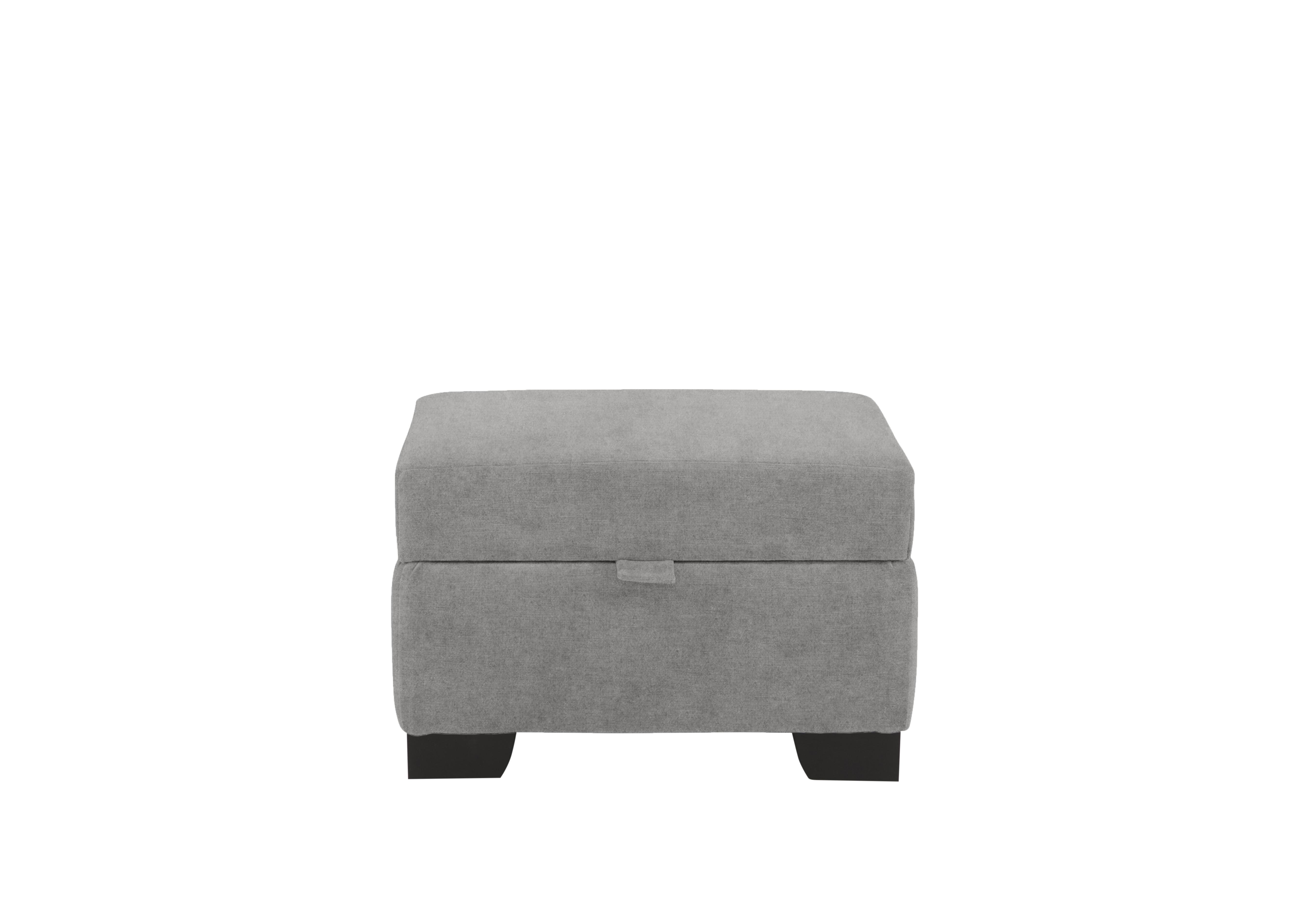 Sumptuous Fabric Storage Footstool in Suave Dove on Furniture Village