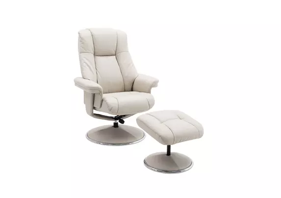 Furniture village leather swivel chair discount