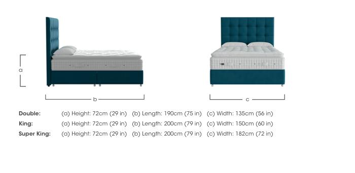 Countess Pillow Top Divan Set in  on Furniture Village