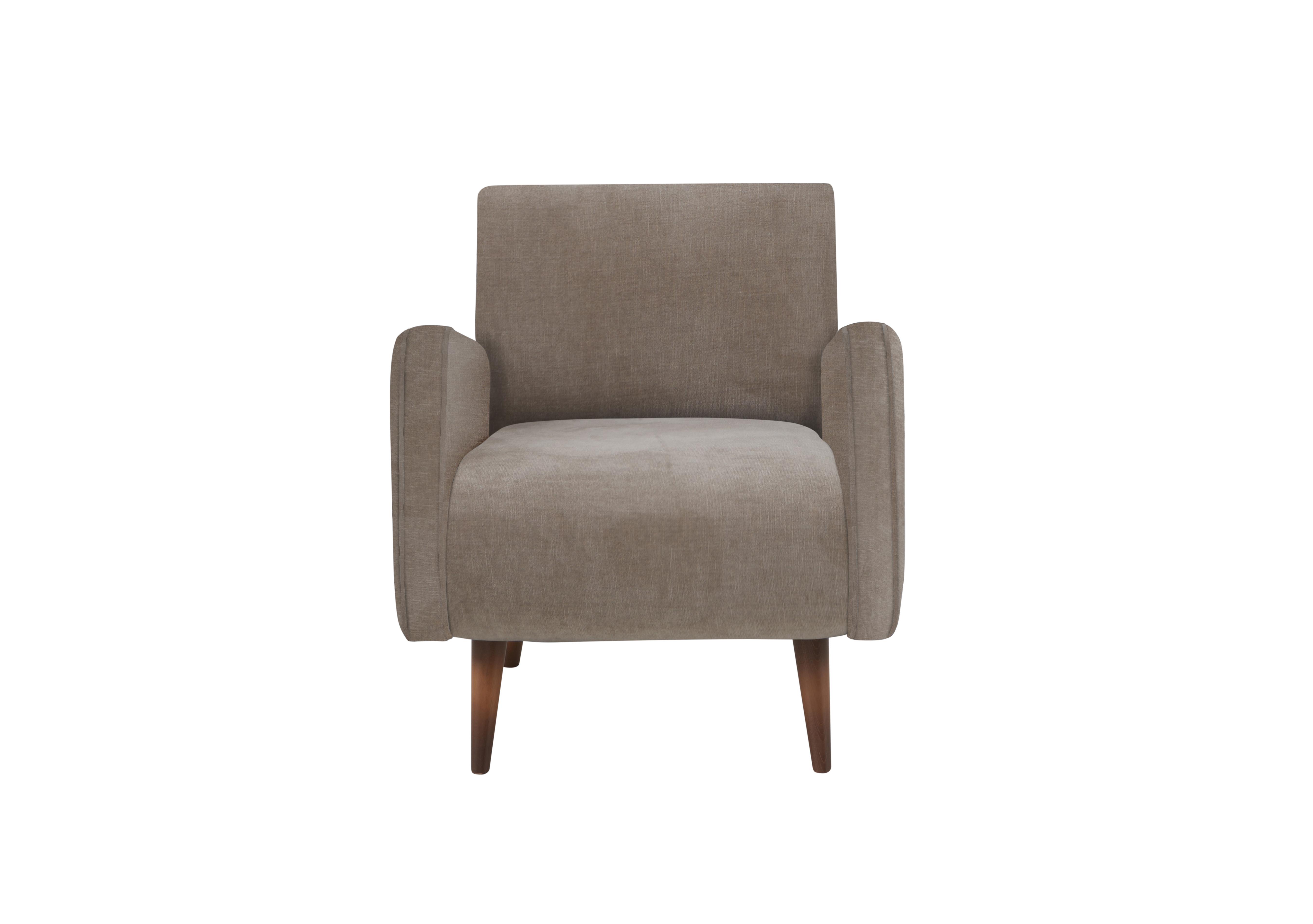 Sumptuous Fabric Accent Chair in Chamonix Wicker Dk on Furniture Village