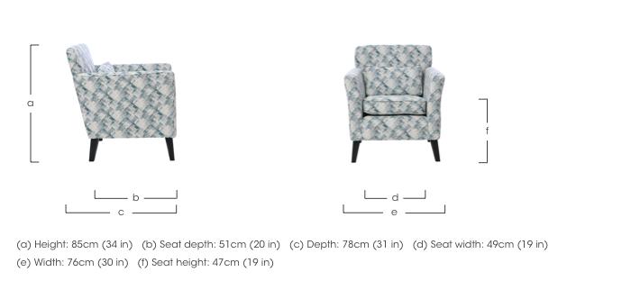 My Accent Chair Milford in  on Furniture Village