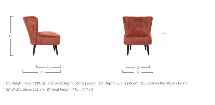 My Accent Chair Wilby in  on Furniture Village