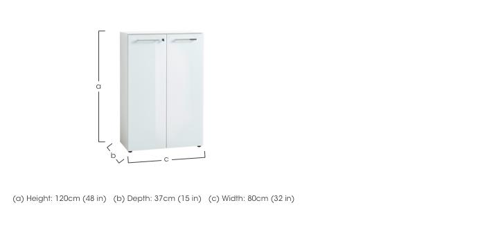 Alexi Filing Cabinet in  on Furniture Village