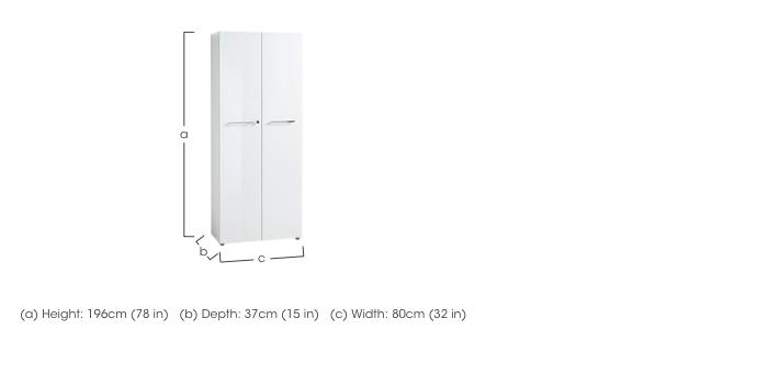 Alexi Tall Filing Cabinet in  on Furniture Village