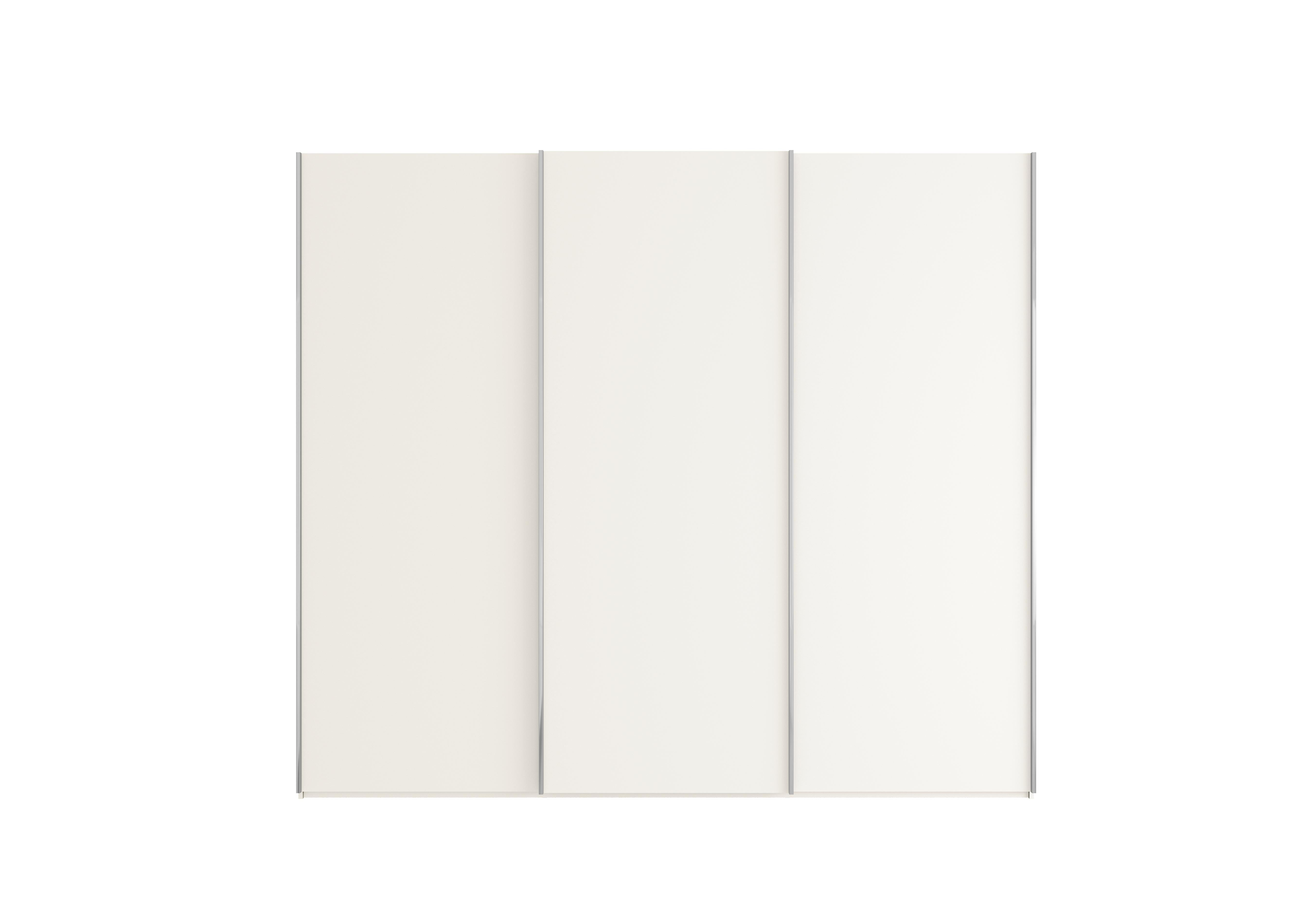 Oxford 3 Door Sliding 250 cm Wardrobe in White on Furniture Village
