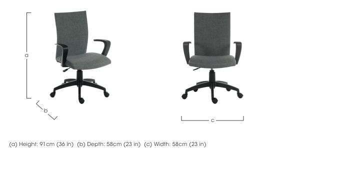 East River Work Chair in  on Furniture Village