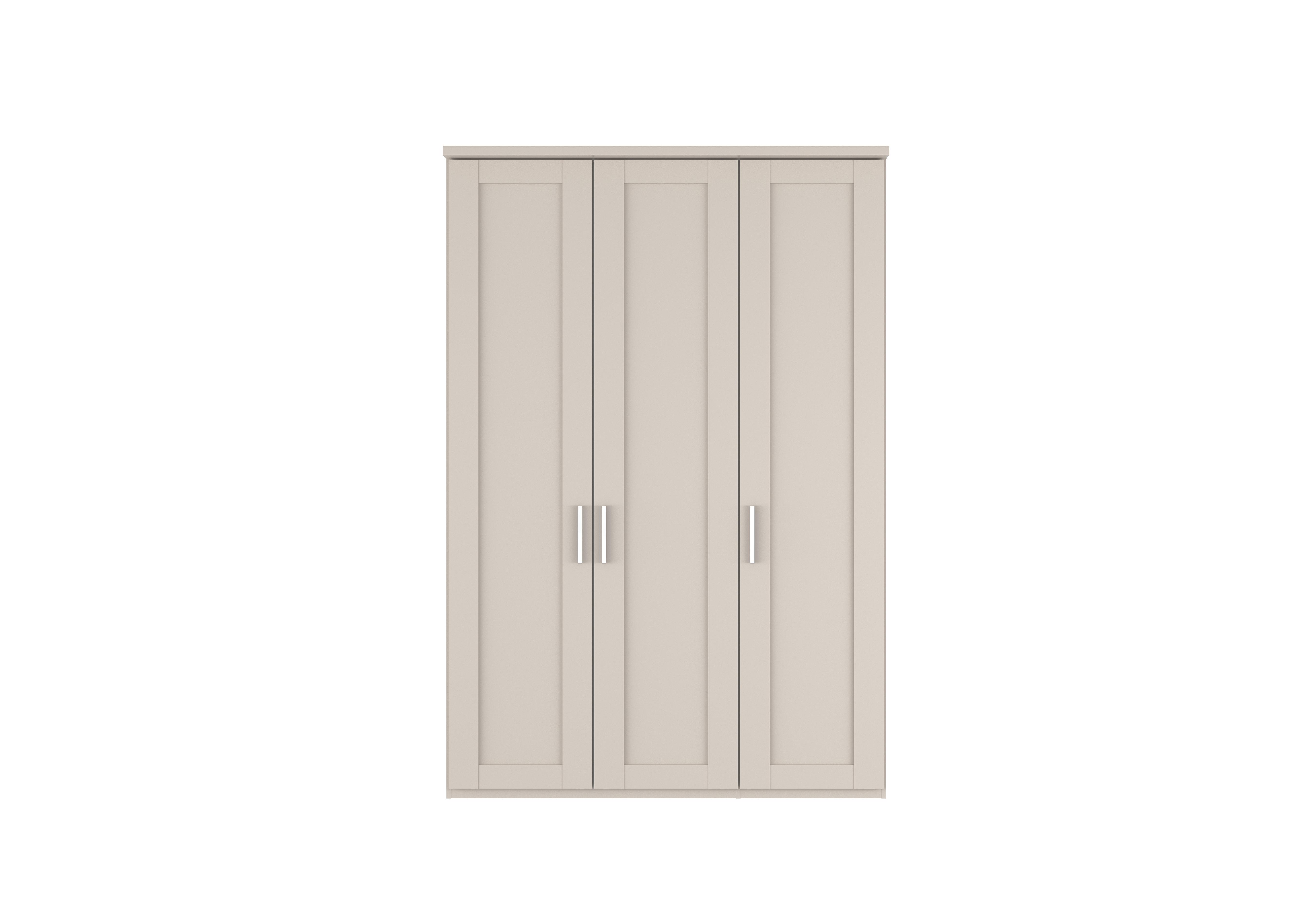 Kempton 3 Door Hinged Wardrobe in Champagne on Furniture Village