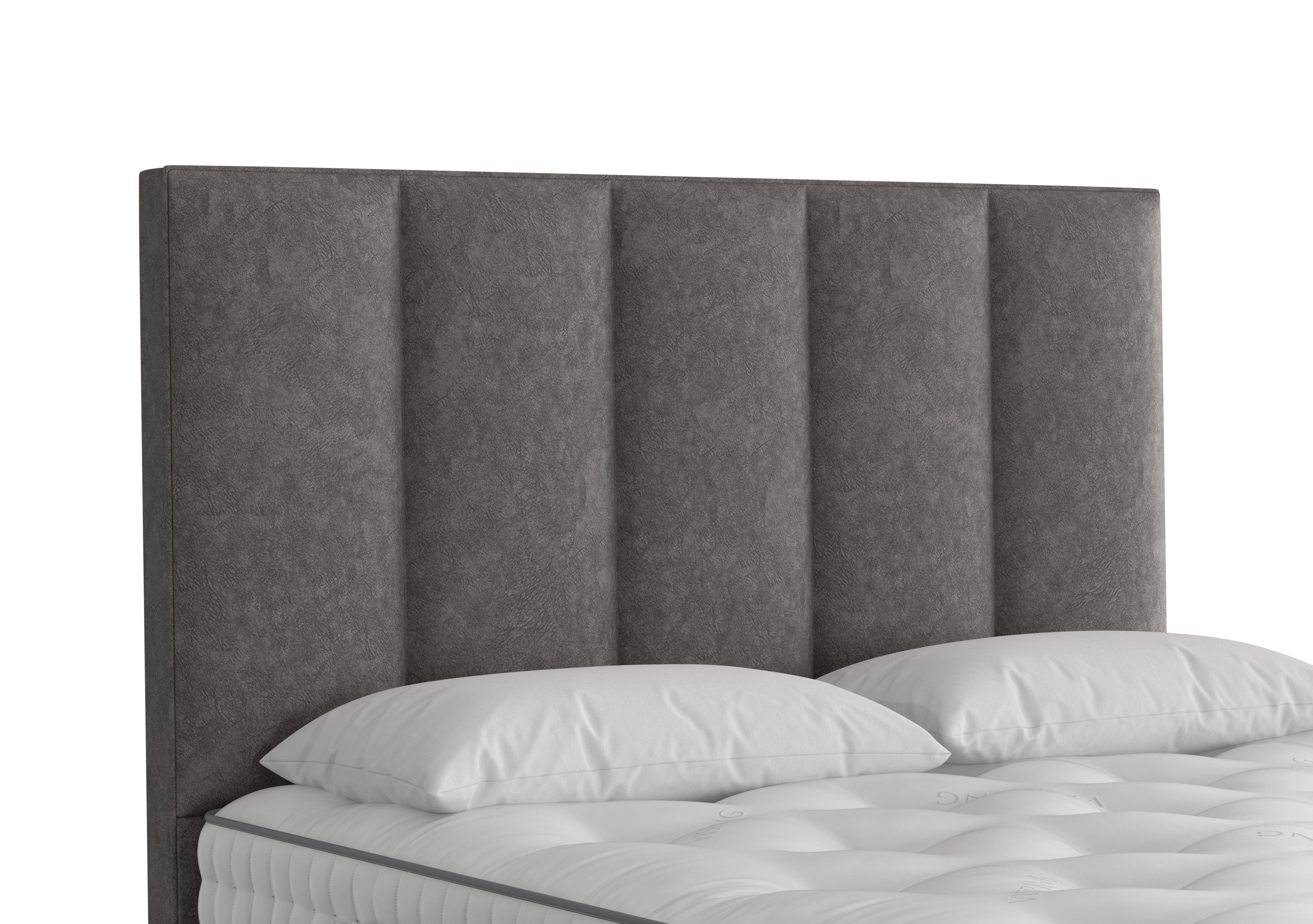 Ceto Floor Standing Headboard in 2304 Marble Mink on Furniture Village
