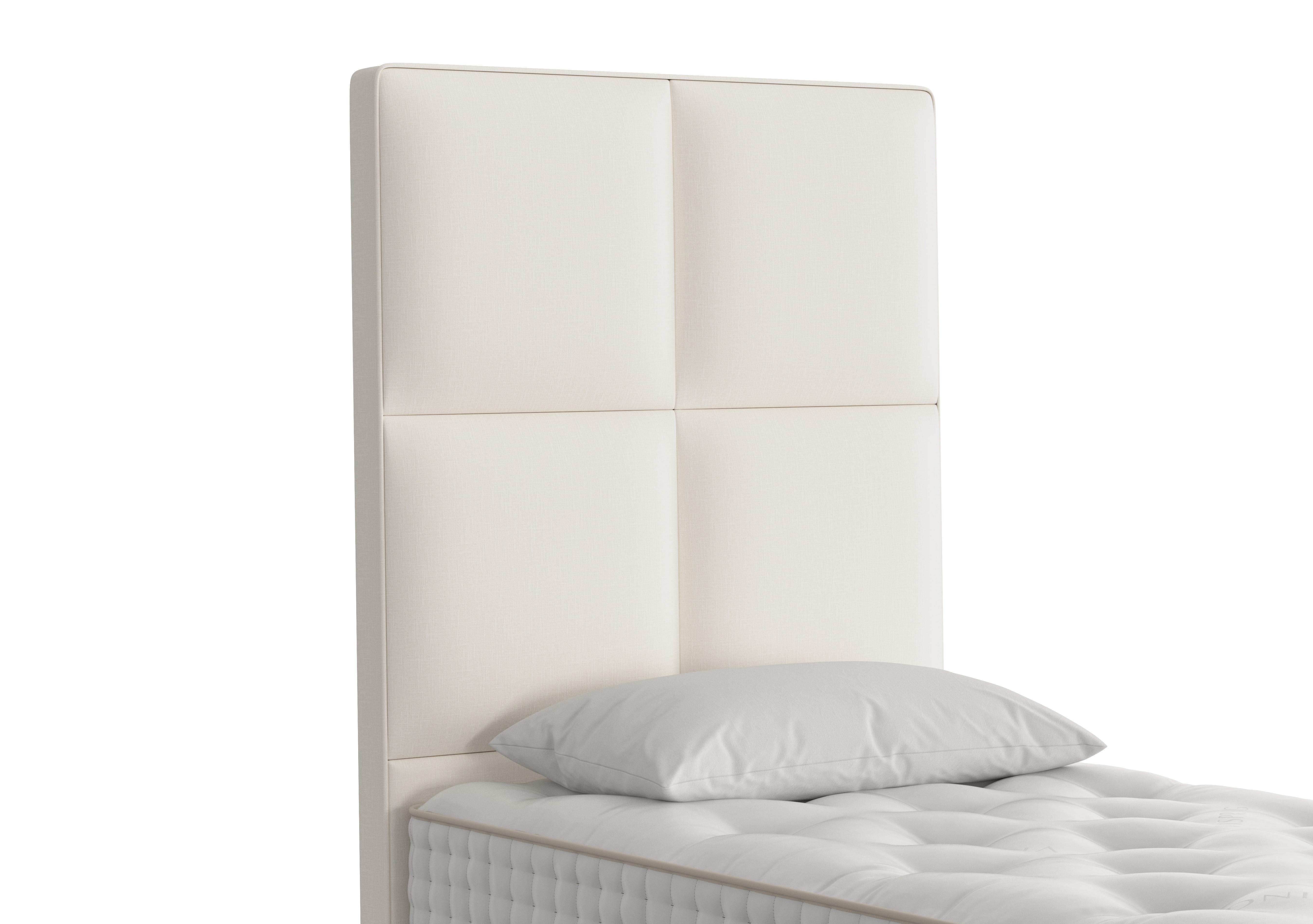 Atlas Floor Standing Headboard in 2084 Gem Cream on Furniture Village