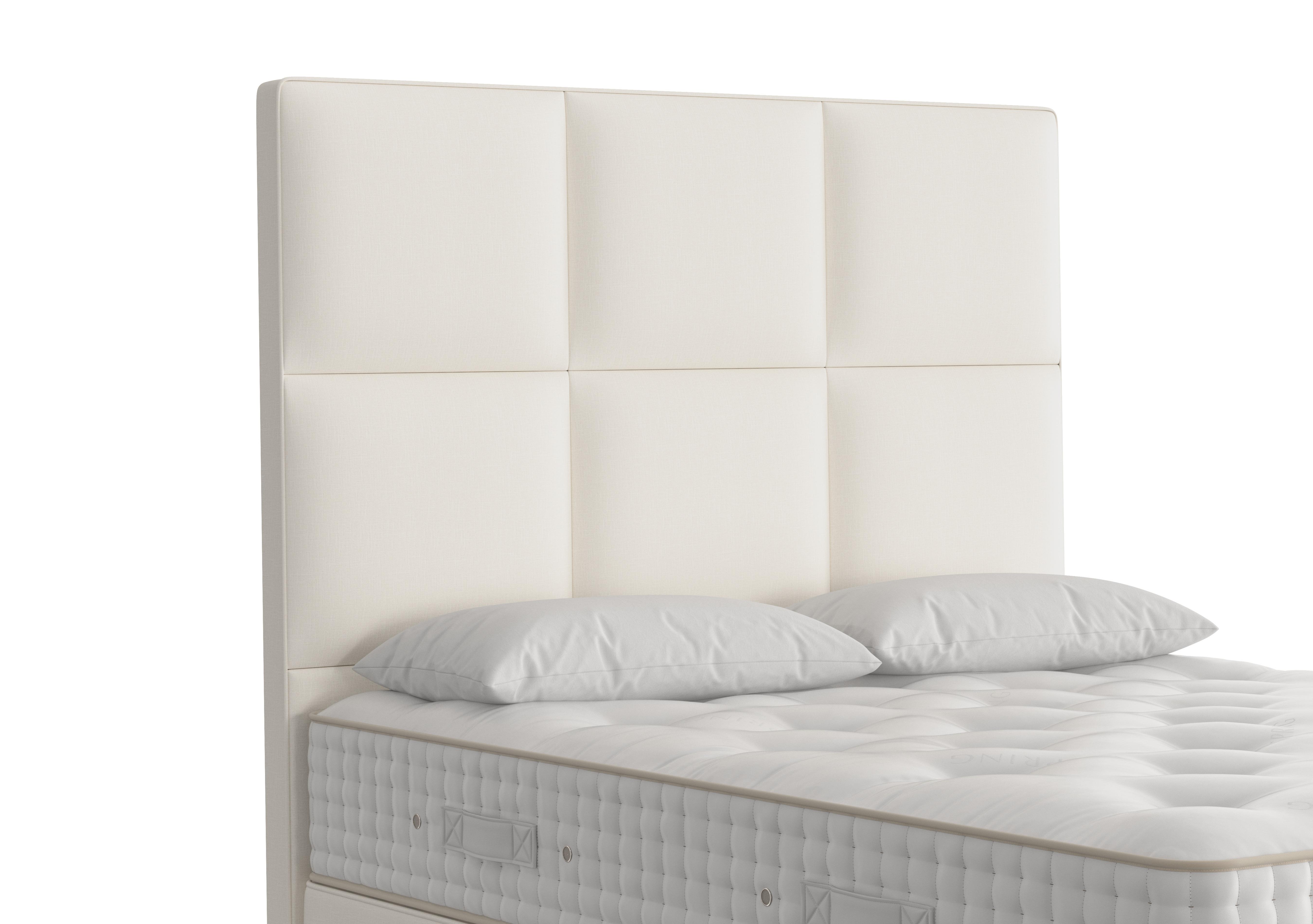 Atlas Floor Standing Headboard in 2084 Gem Cream on Furniture Village