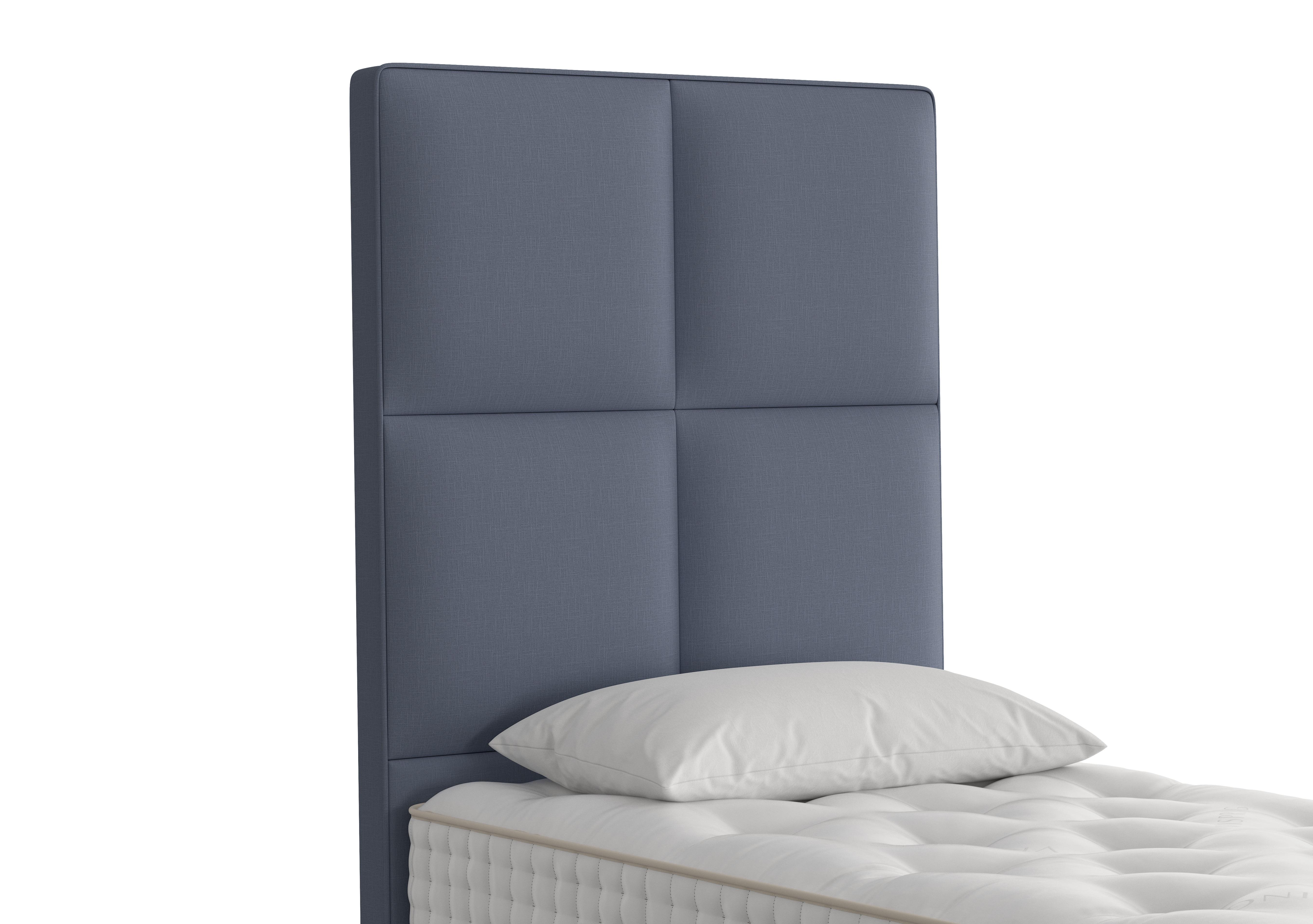 Atlas Floor Standing Headboard in 2099 Gem Indigo on Furniture Village