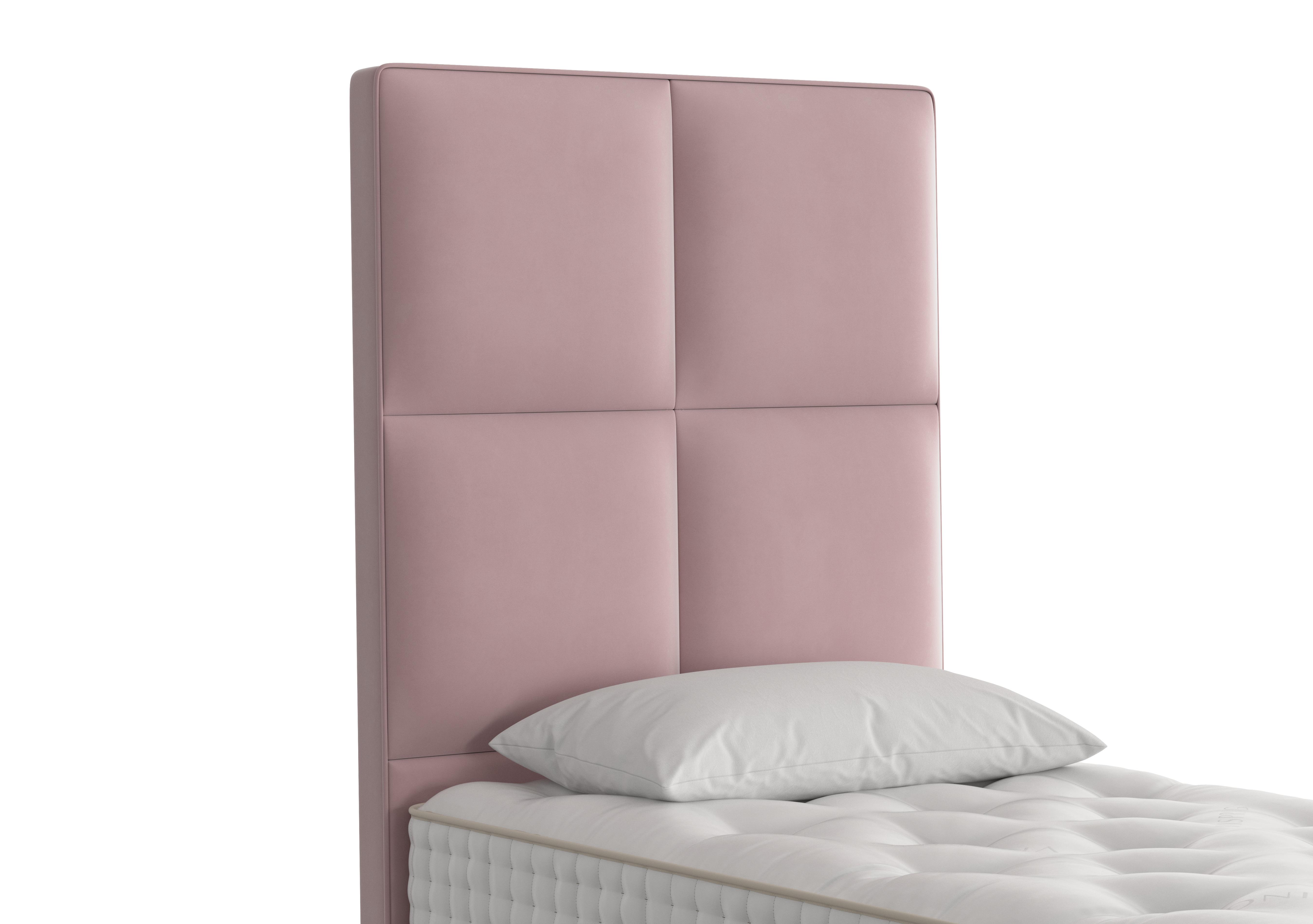 Atlas Floor Standing Headboard in 2109 Plush Heather on Furniture Village