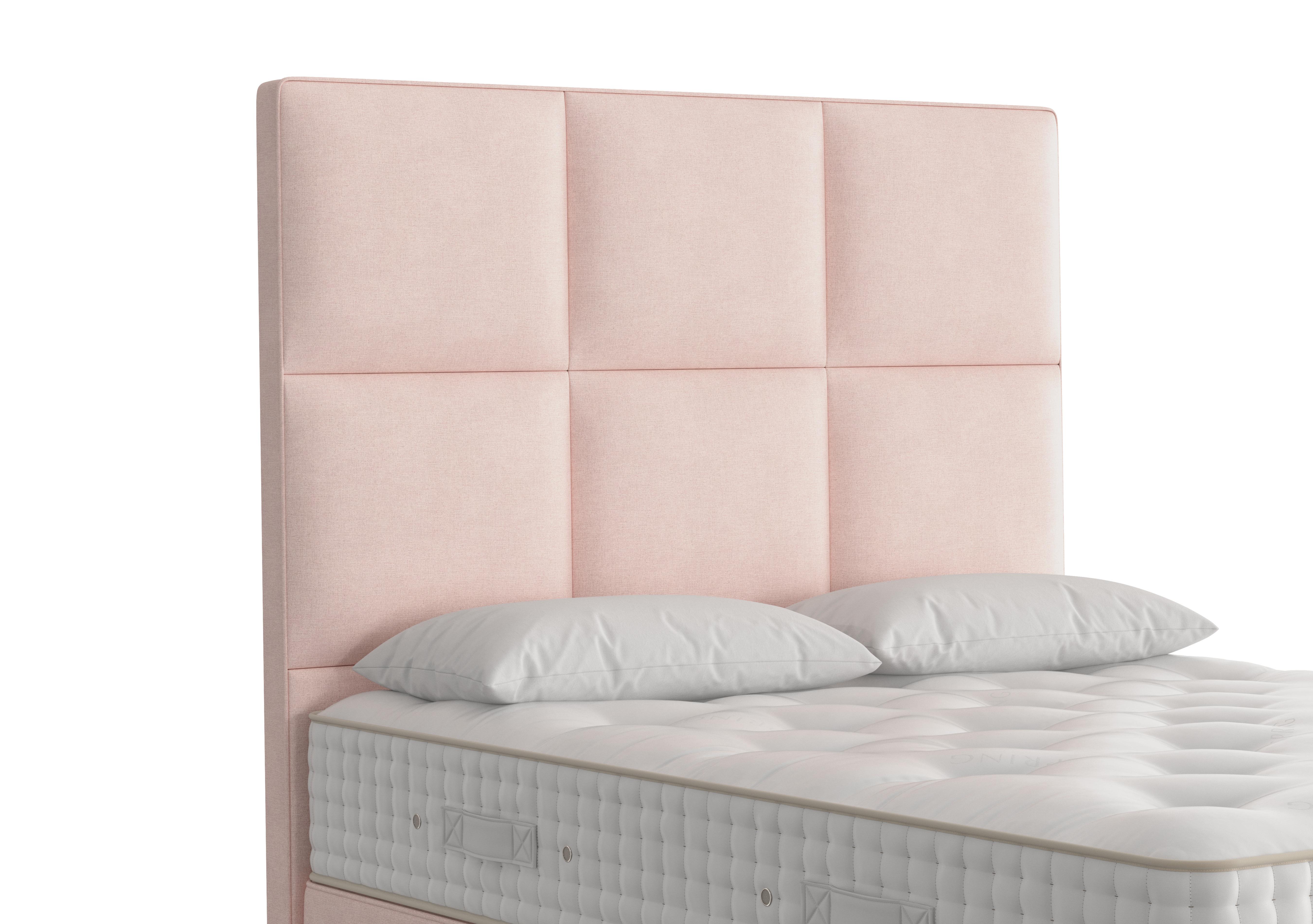 Atlas Floor Standing Headboard in 2116 Touch Rose on Furniture Village