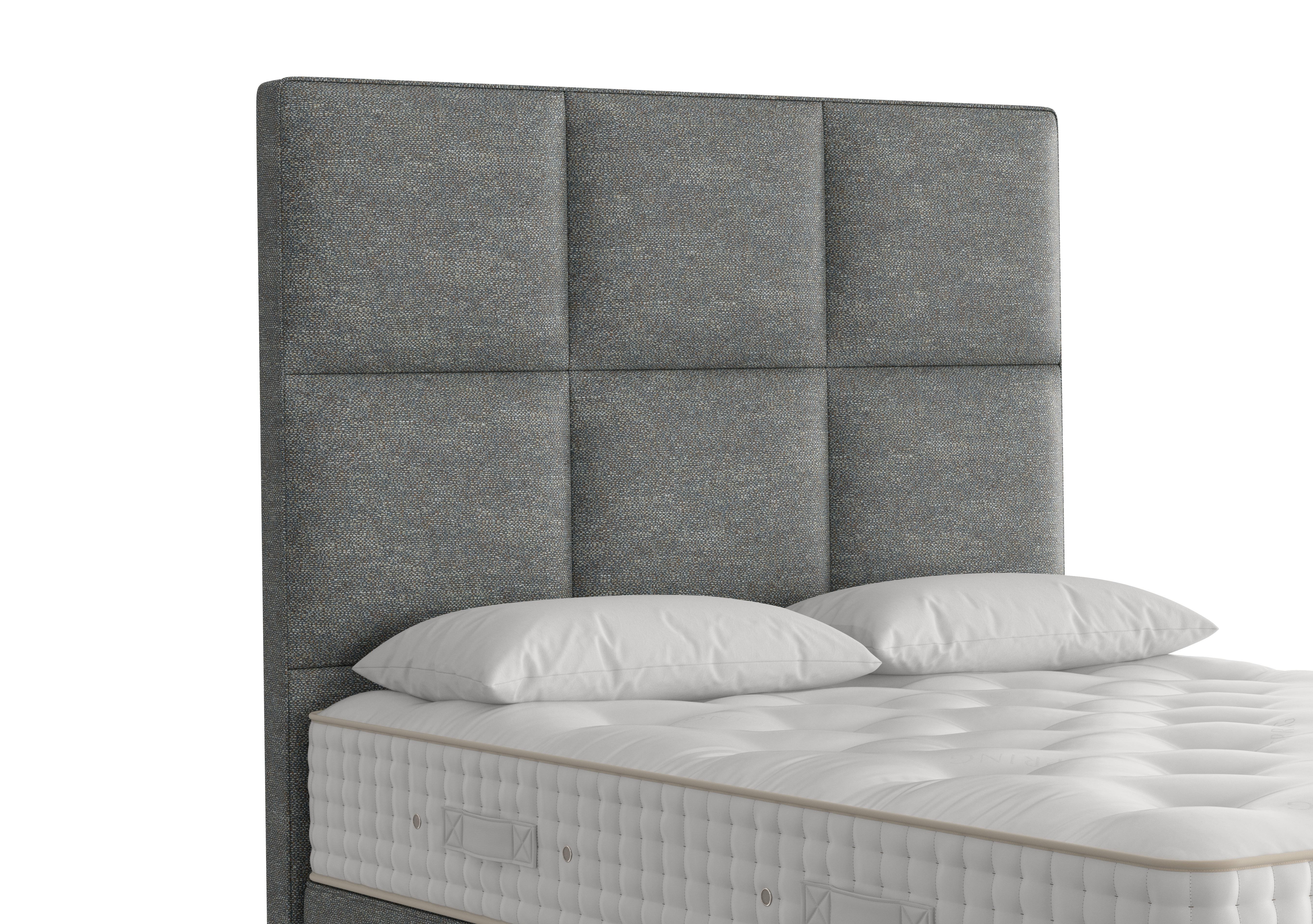 Atlas Floor Standing Headboard in 2148 Boucle Sodalite on Furniture Village