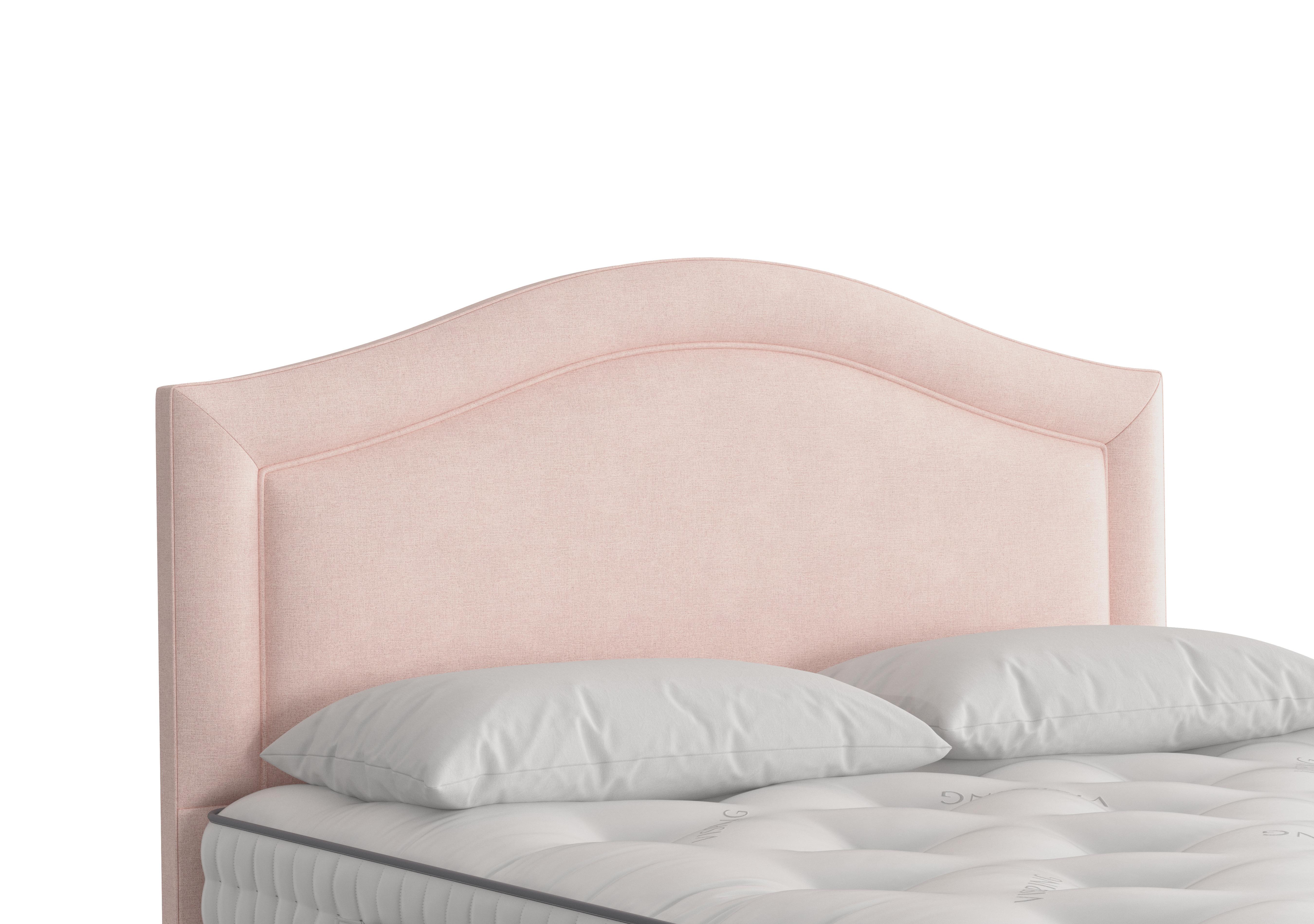 Artemis Headboard in 2116 Touch Rose on Furniture Village