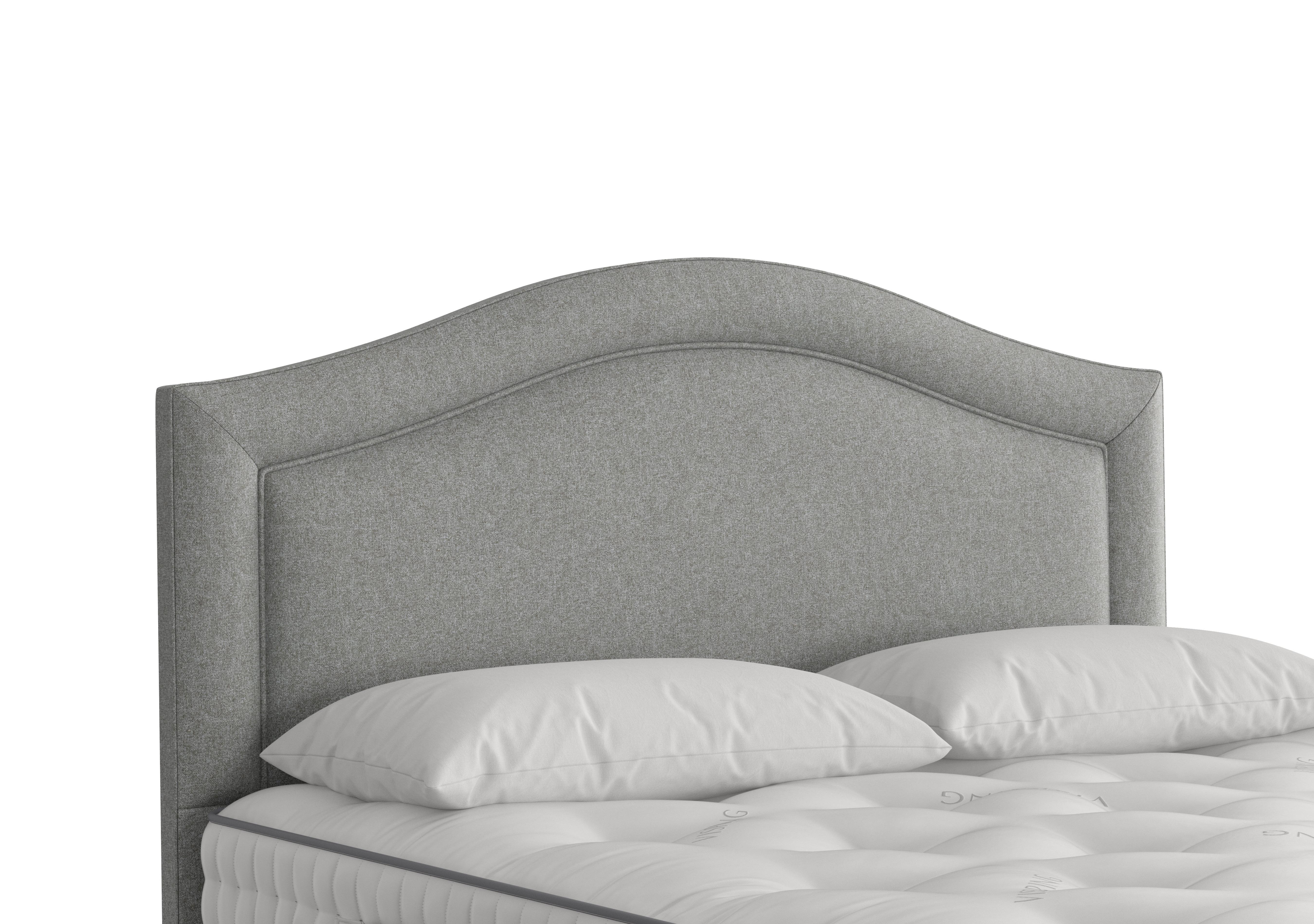 Artemis Headboard in 2305 Tweed Grey on Furniture Village