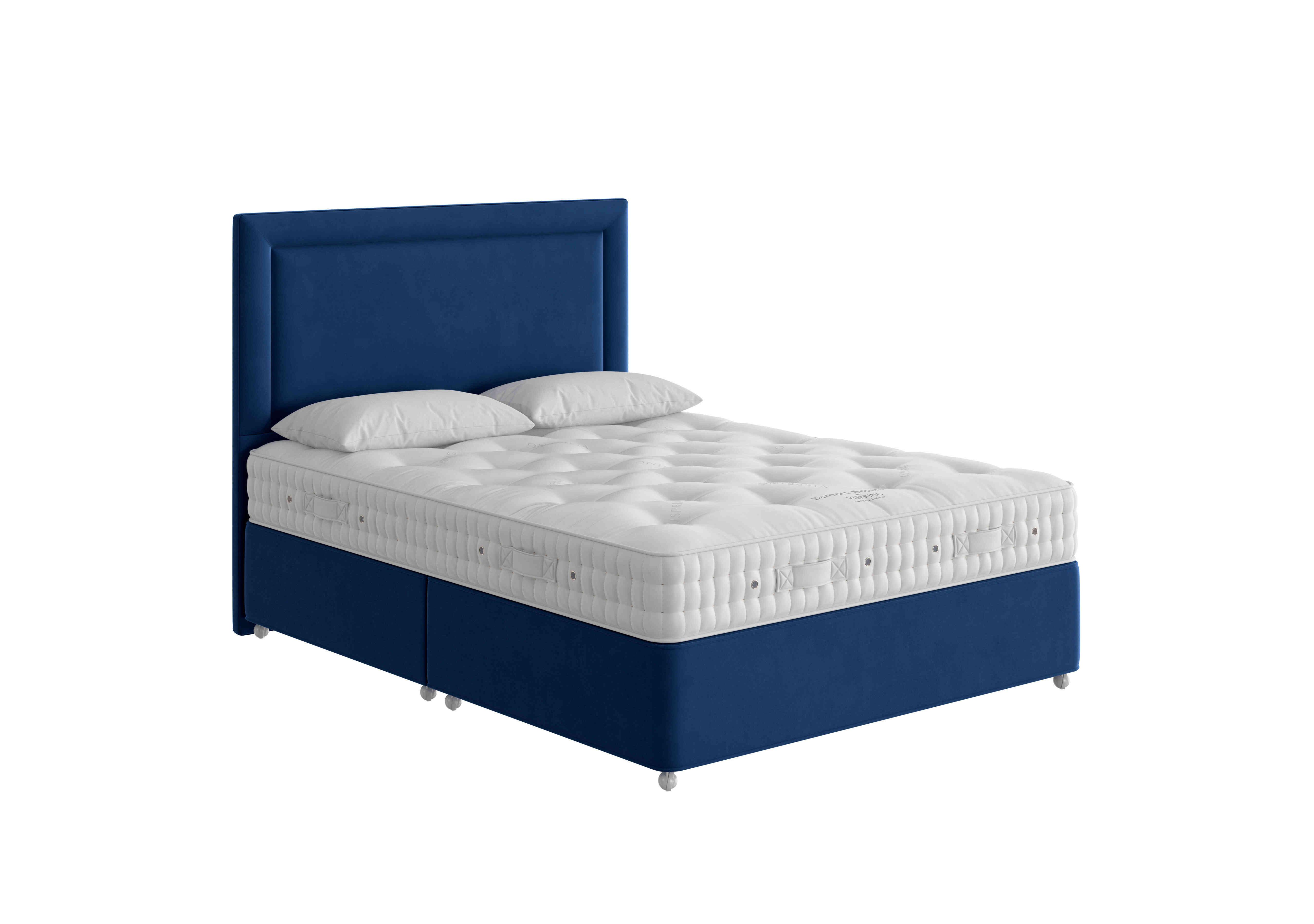 Baronet Superb Divan Set in 2115 Plush Royal on Furniture Village