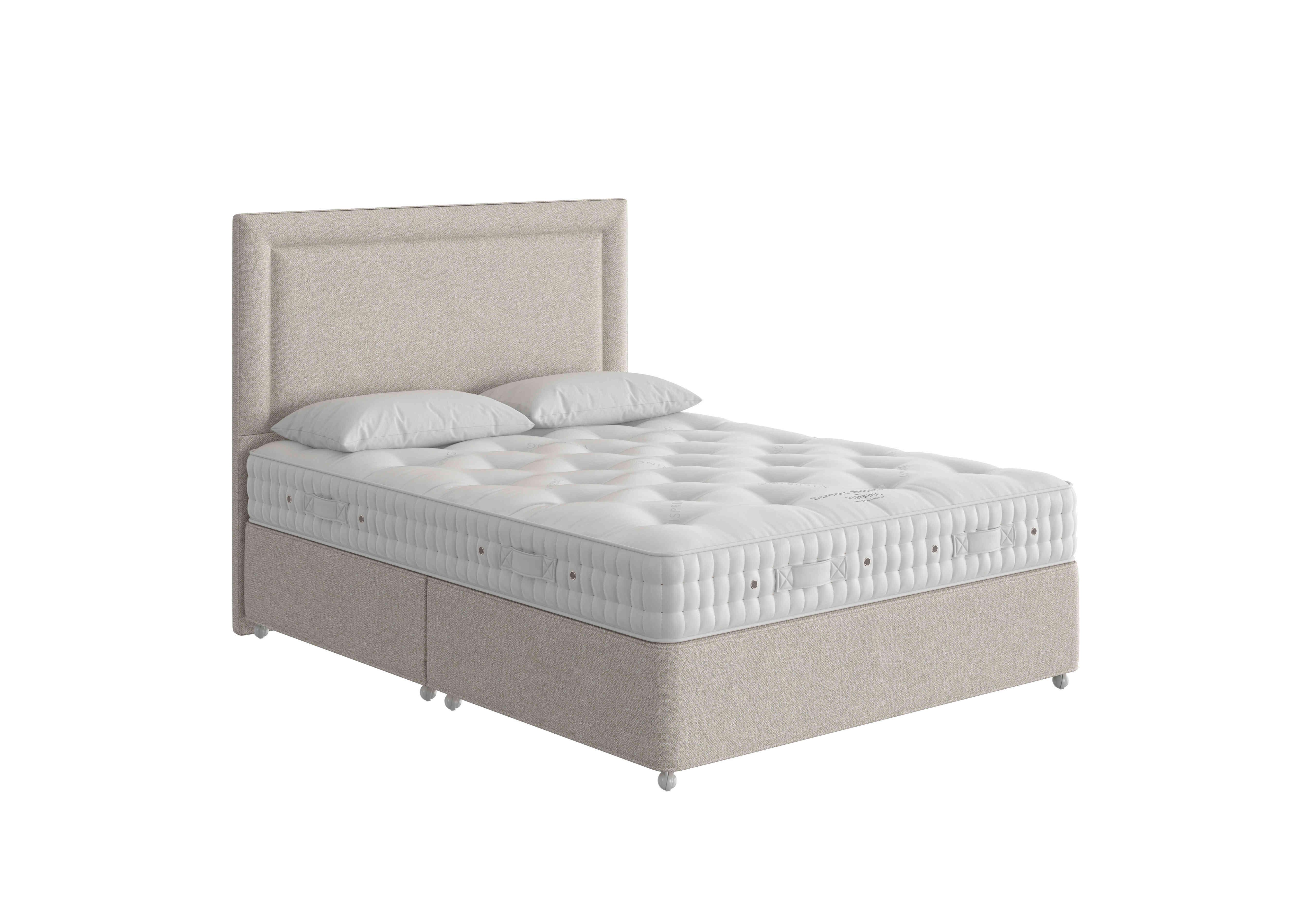 Baronet Superb Divan Set in 2150 Boucle Stone on Furniture Village