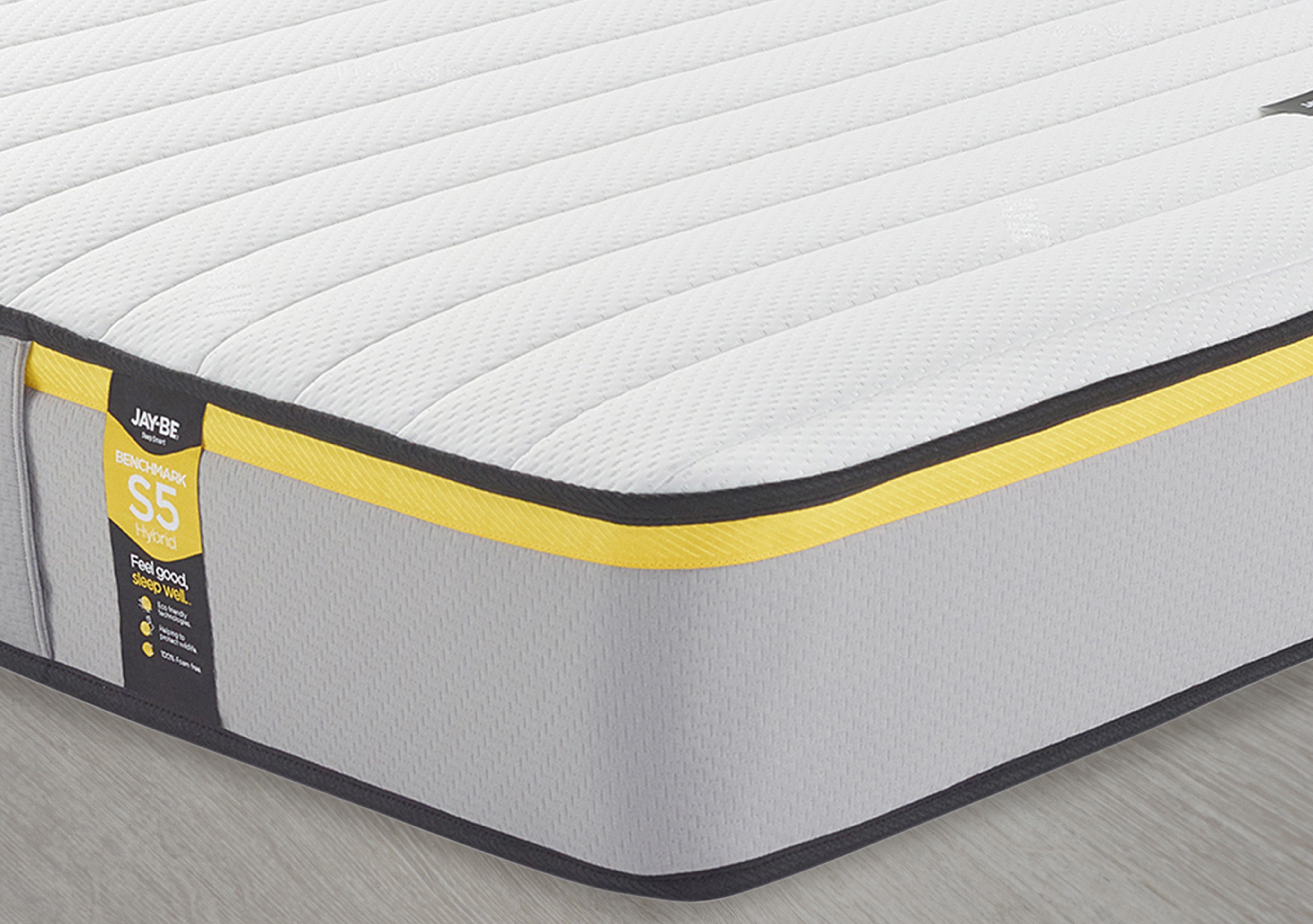 Benchmark S5 Hybrid Eco-friendly Mattress in  on Furniture Village