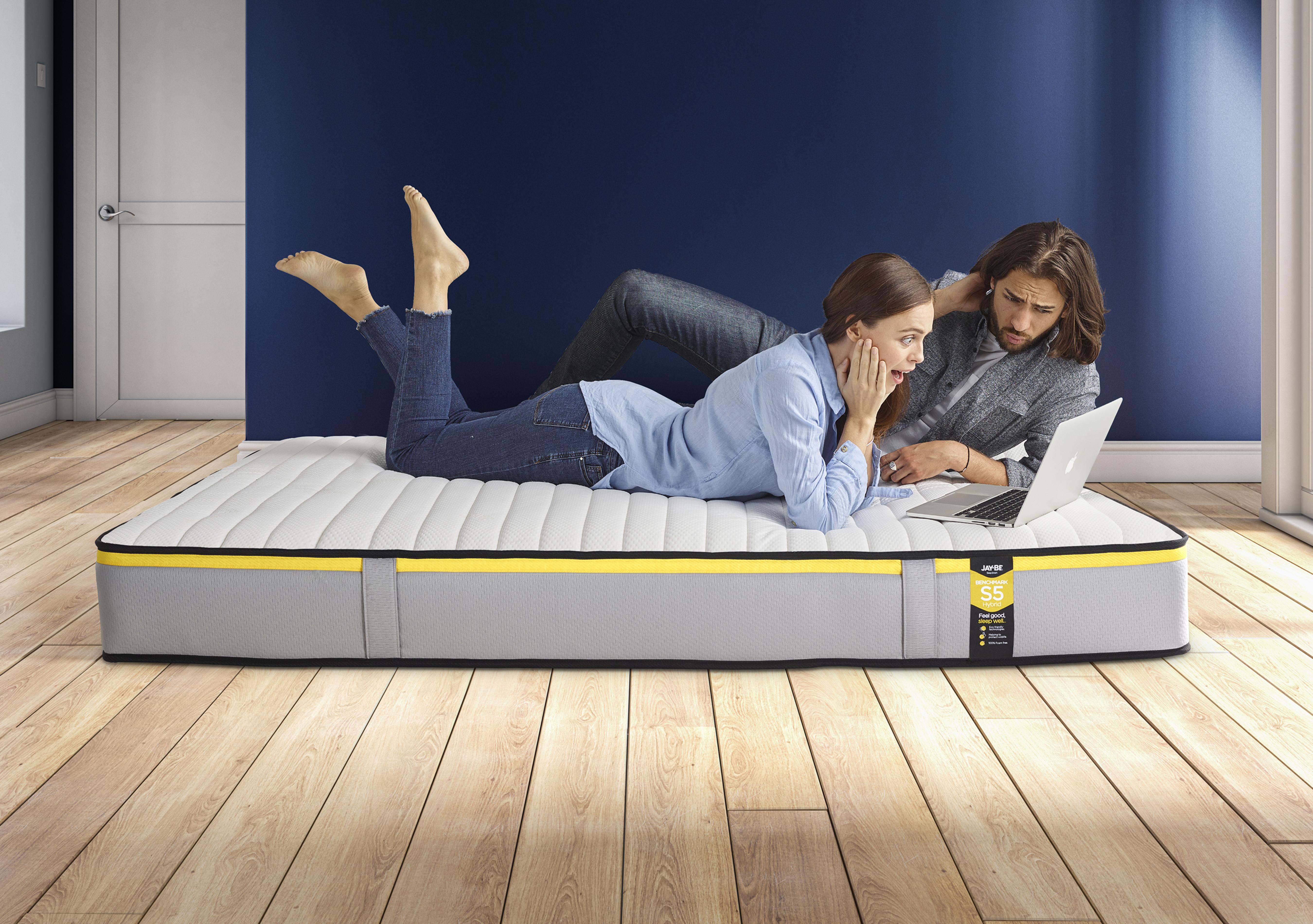 Benchmark S5 Hybrid Eco-friendly Mattress in  on Furniture Village