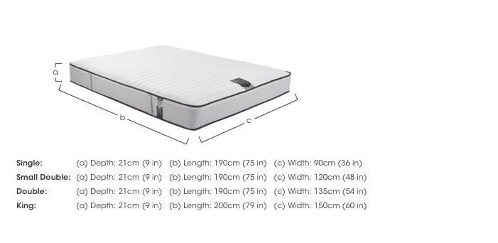 Benchmark S7 Tri-brid Eco-friendly Mattress in  on Furniture Village