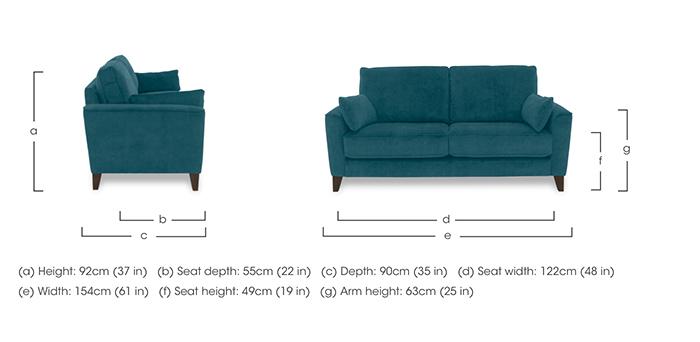 Brondby 2 Seater Fabric Sofa in  on Furniture Village