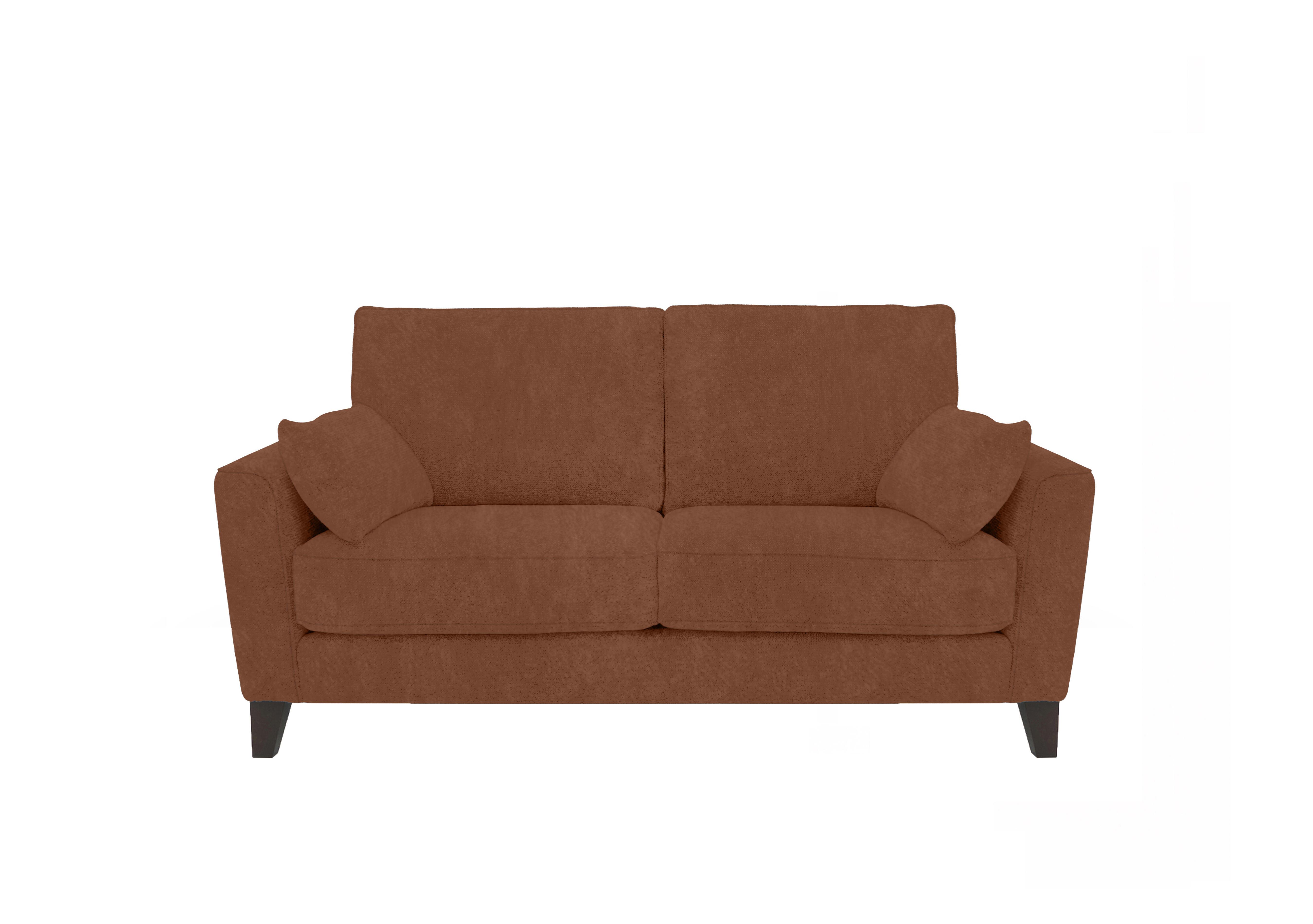 Brondby 2 Seater Fabric Sofa in Fab-Dab-R13 Rust on Furniture Village
