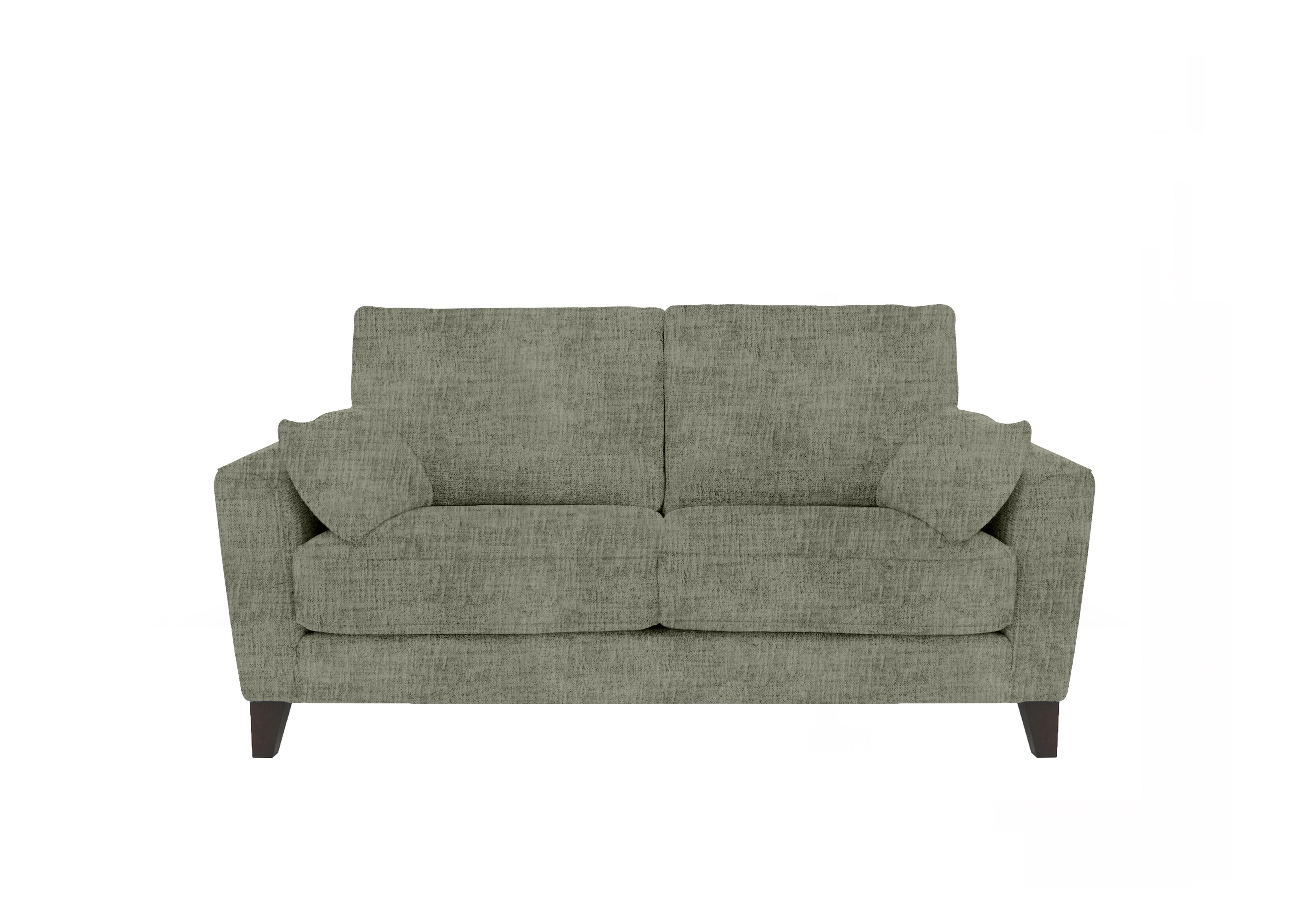 Brondby 2 Seater Fabric Sofa in Fab-Mga-R11 Olive Green on Furniture Village