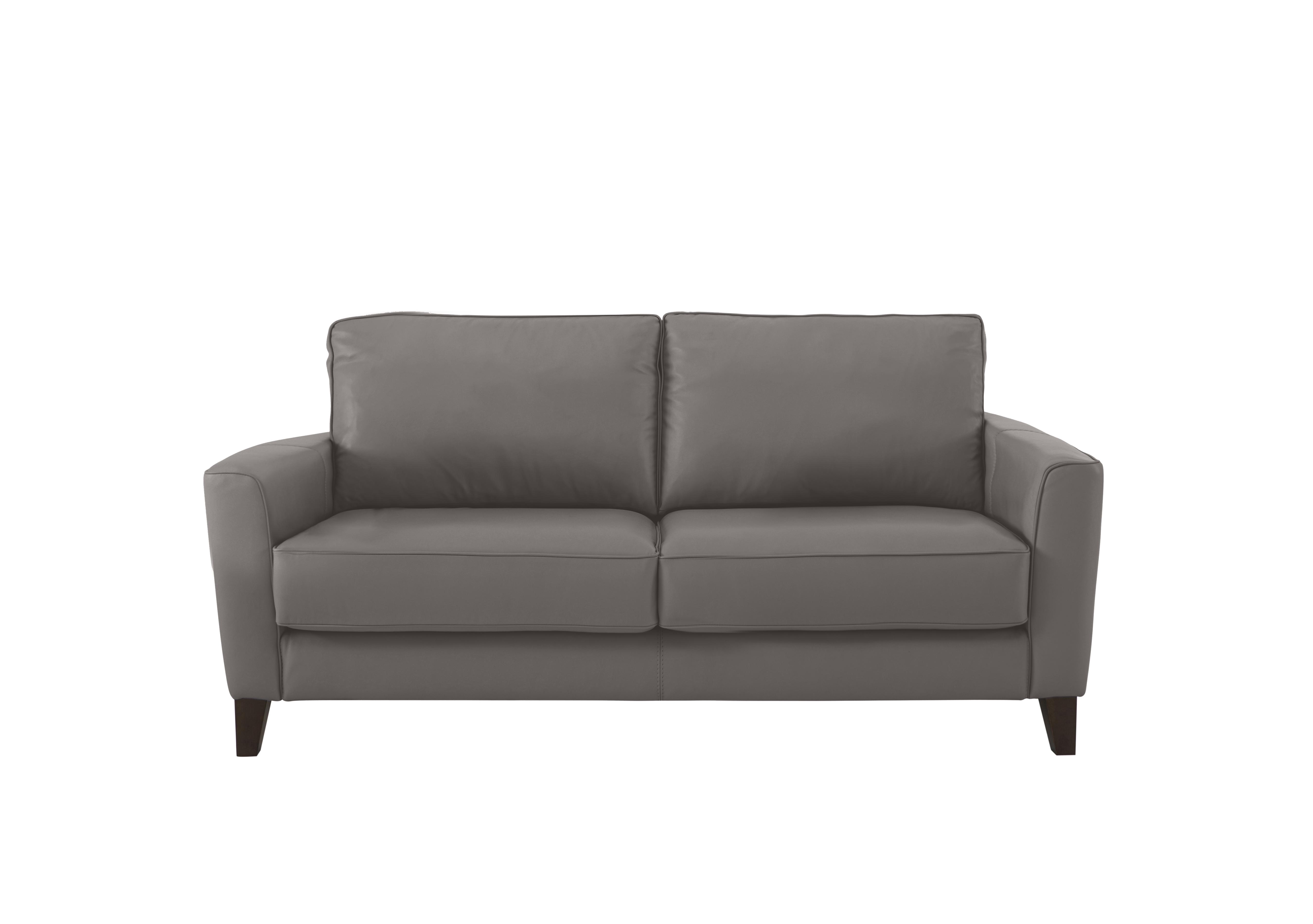 Brondby 2 Seater Leather Sofa in Bv-042e Elephant on Furniture Village