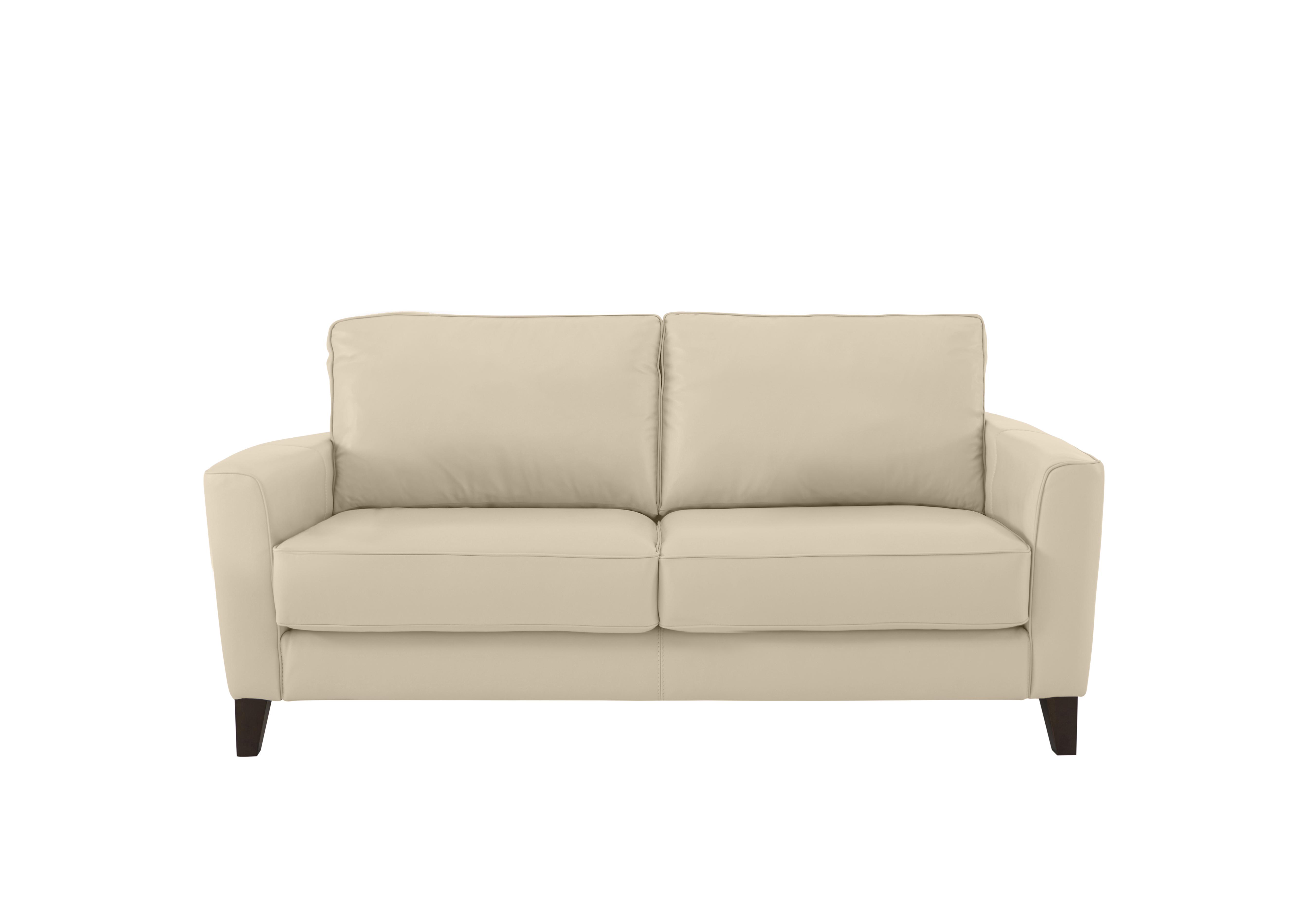 Brondby 2 Seater Leather Sofa in Bv-862c Bisque on Furniture Village