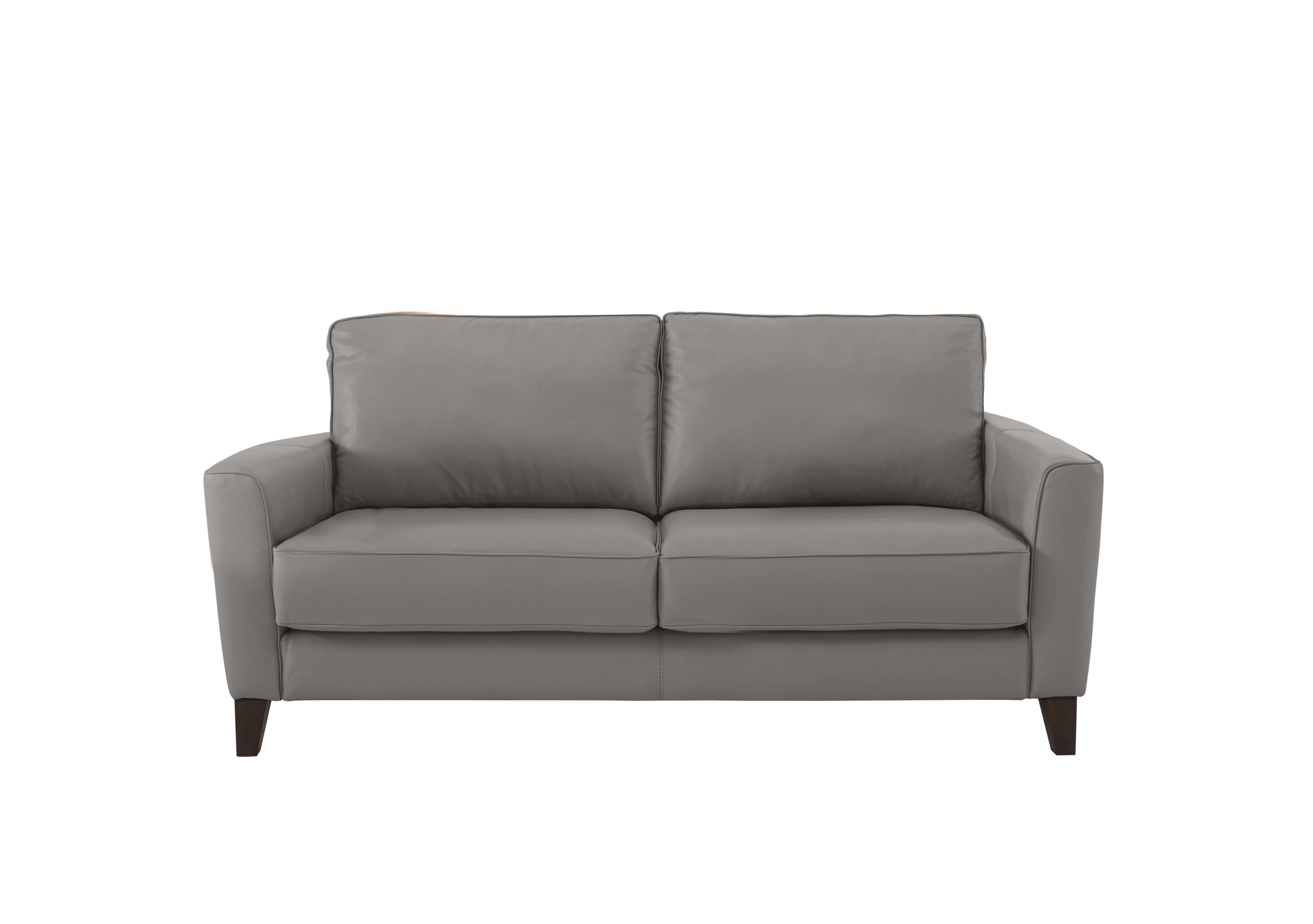 Brondby 2 Seater Leather Sofa in Nc-435e Sleet on Furniture Village