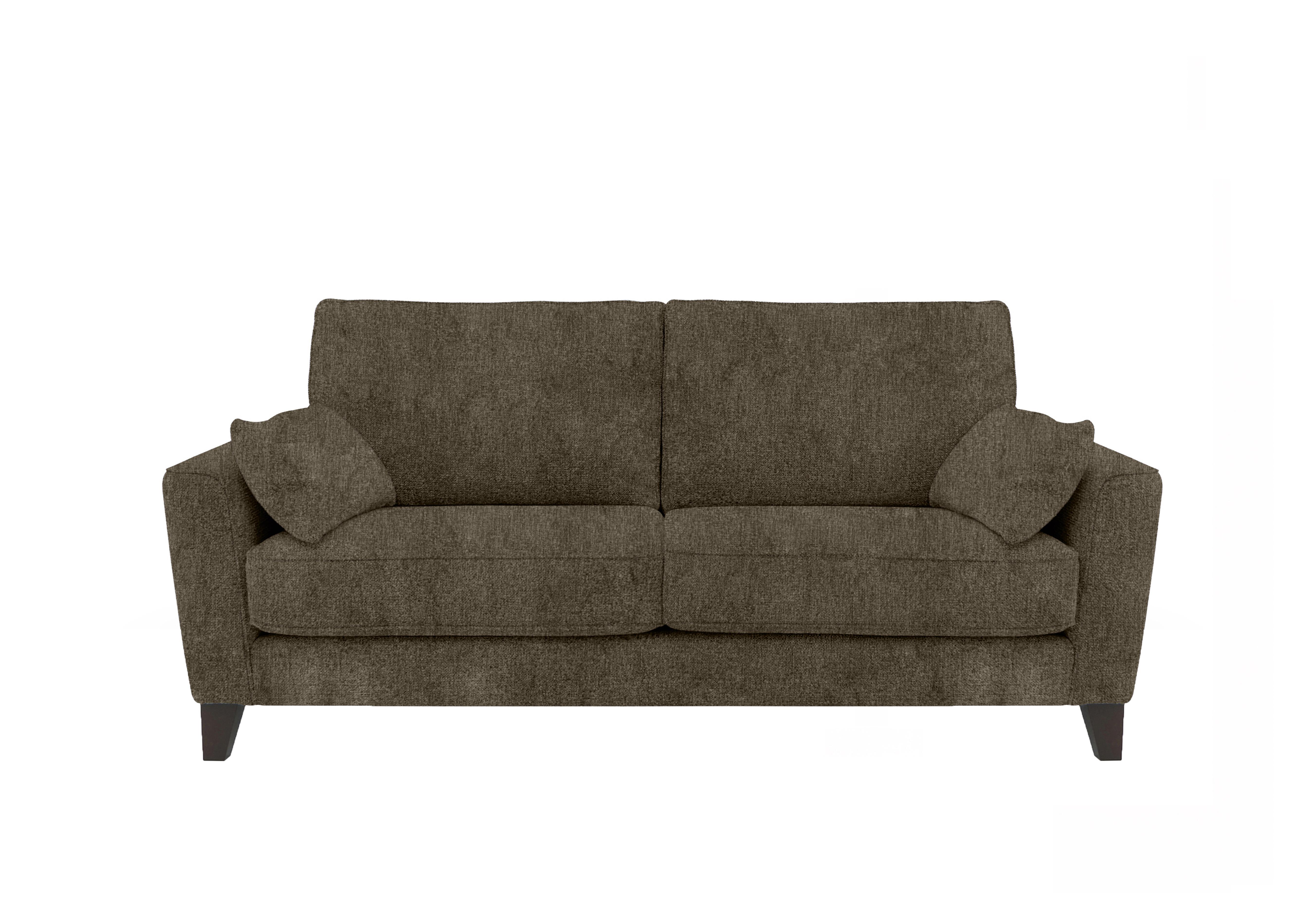Brondby 3 Seater Fabric Sofa in Fab-Crn-R105 Olive on Furniture Village