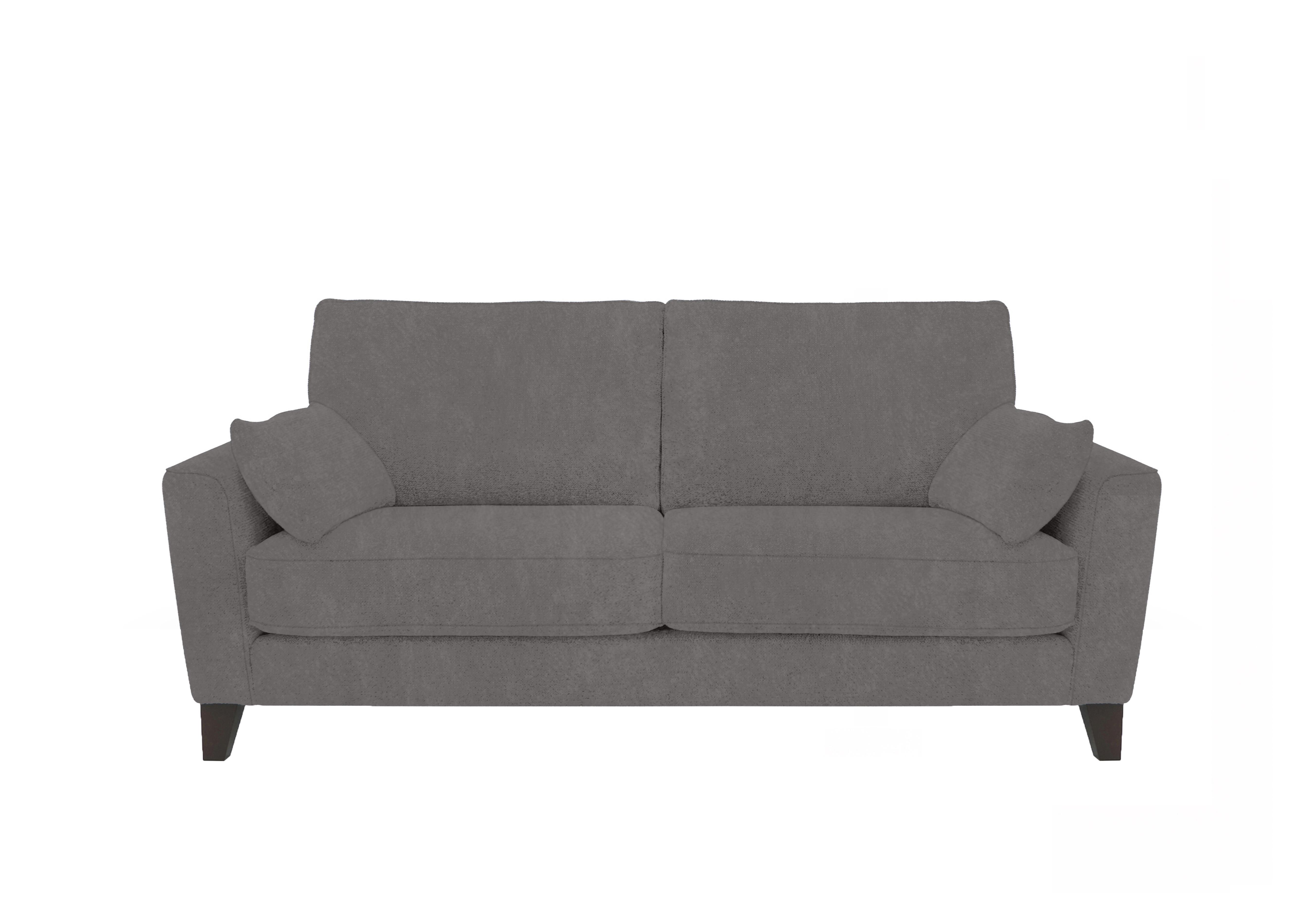 Brondby 3 Seater Fabric Sofa in Fab-Dab-R02 Steel Grey on Furniture Village